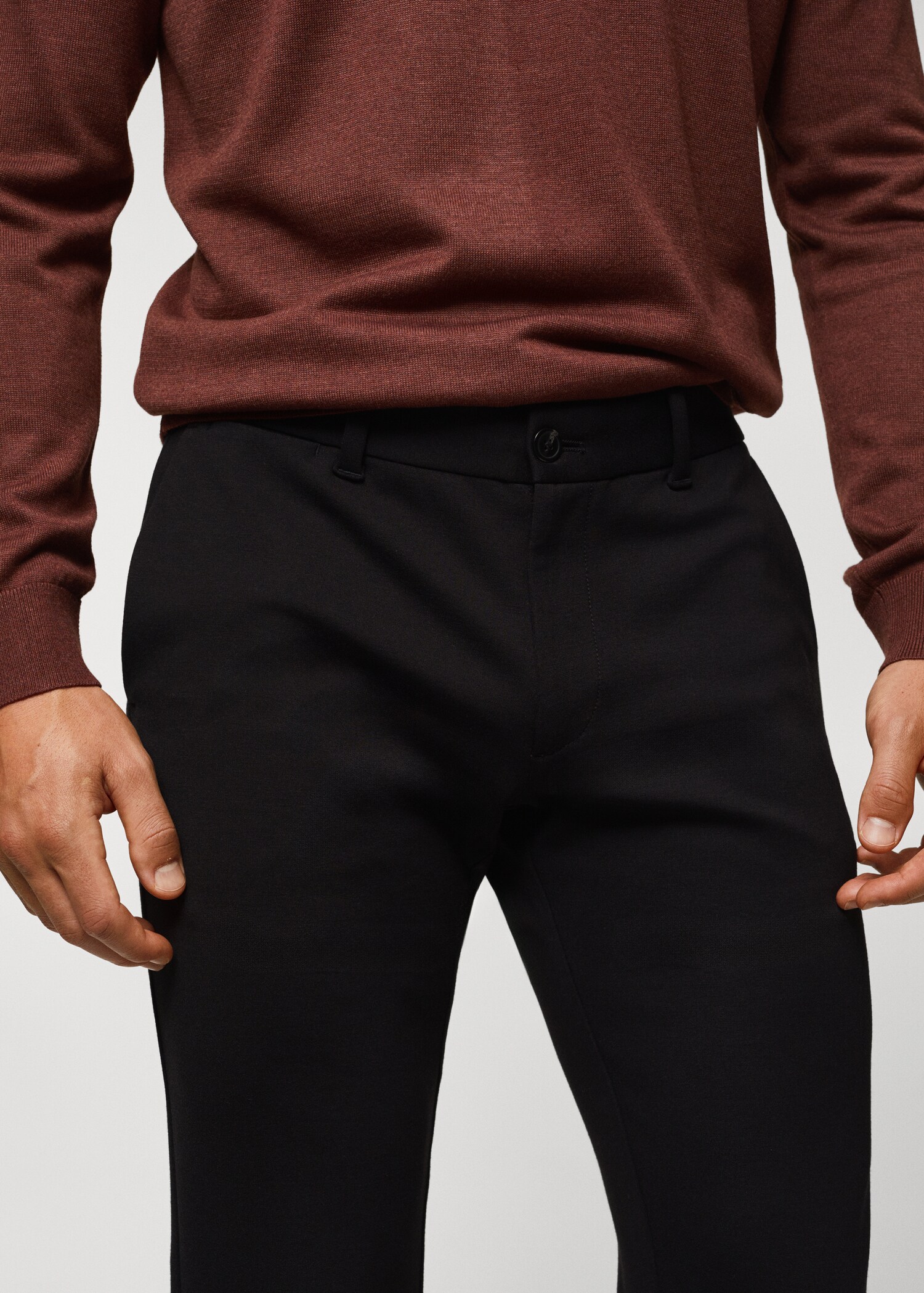 Pantalon slim-fit tissu comfort stretch - Détail de l'article 1