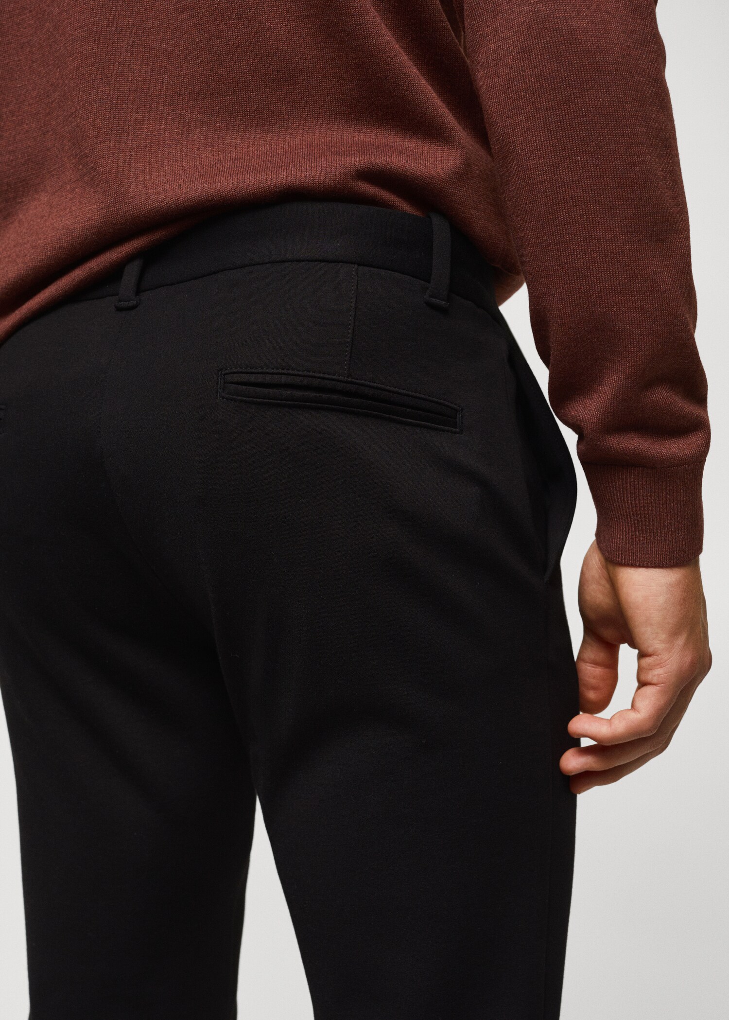 Pantalon slim-fit tissu comfort stretch - Détail de l'article 2