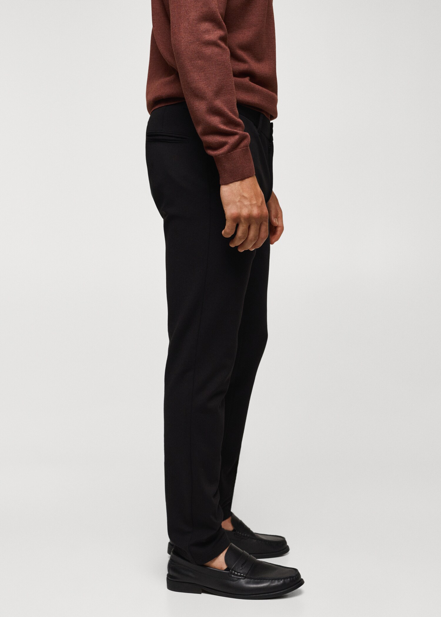 Pantalon slim-fit tissu comfort stretch - Détail de l'article 4