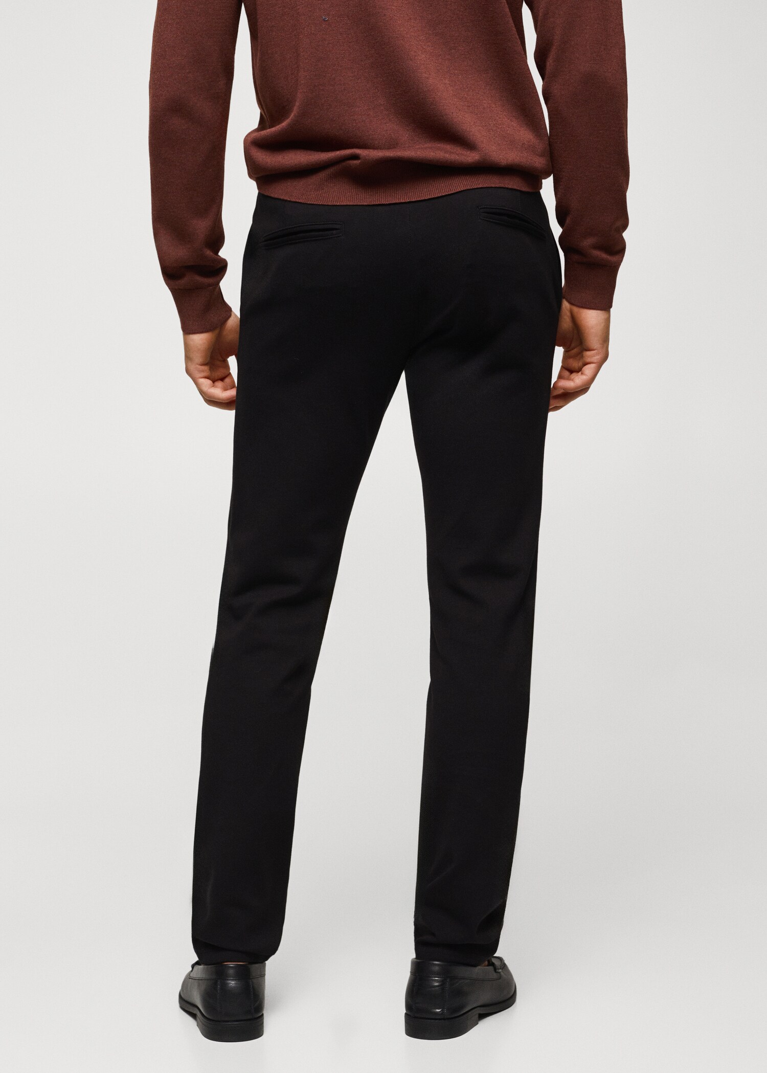 Pantalon slim-fit tissu comfort stretch - Verso de l’article