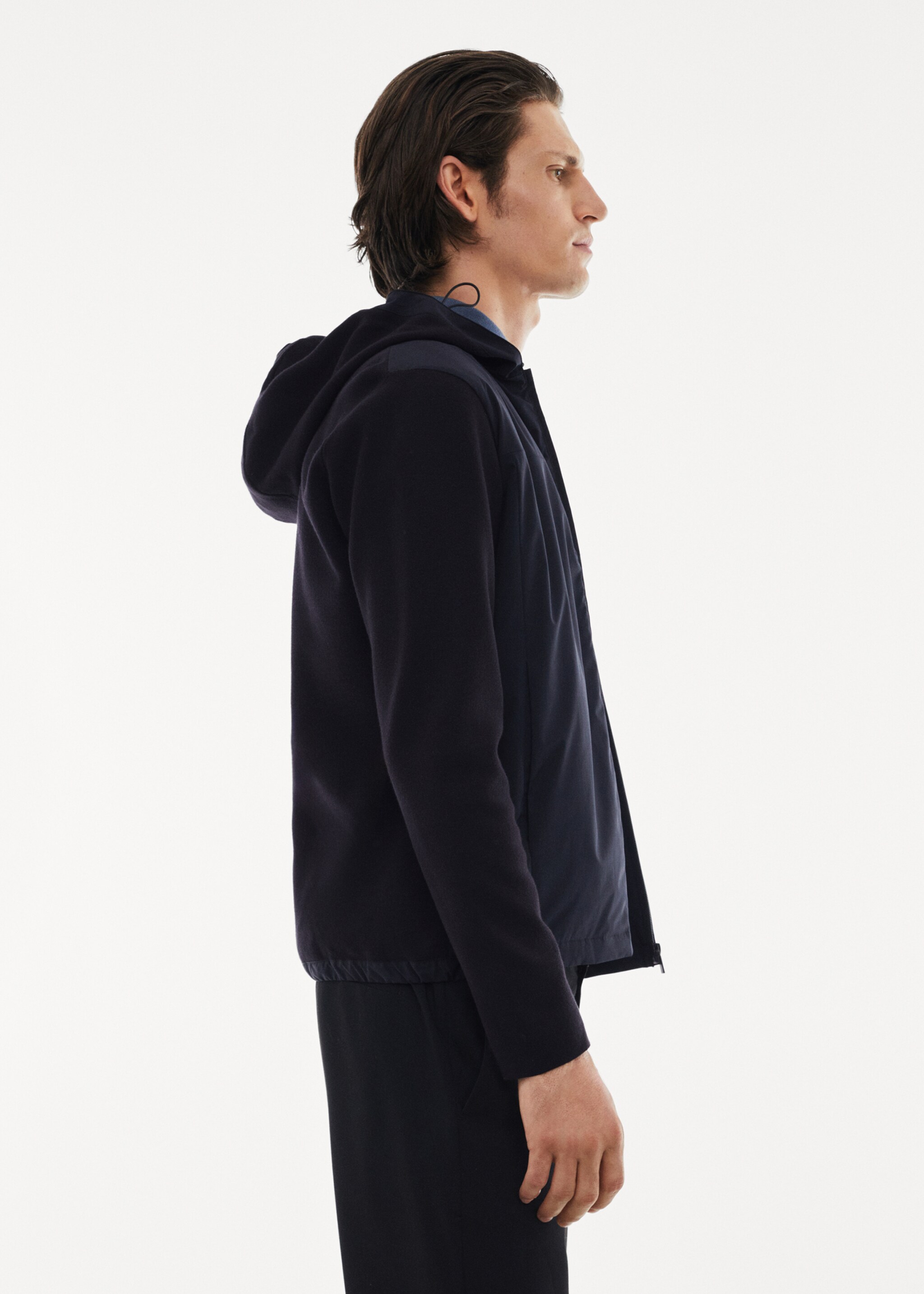 Sudadera tejido combinado stretch - Detalle del artículo 2