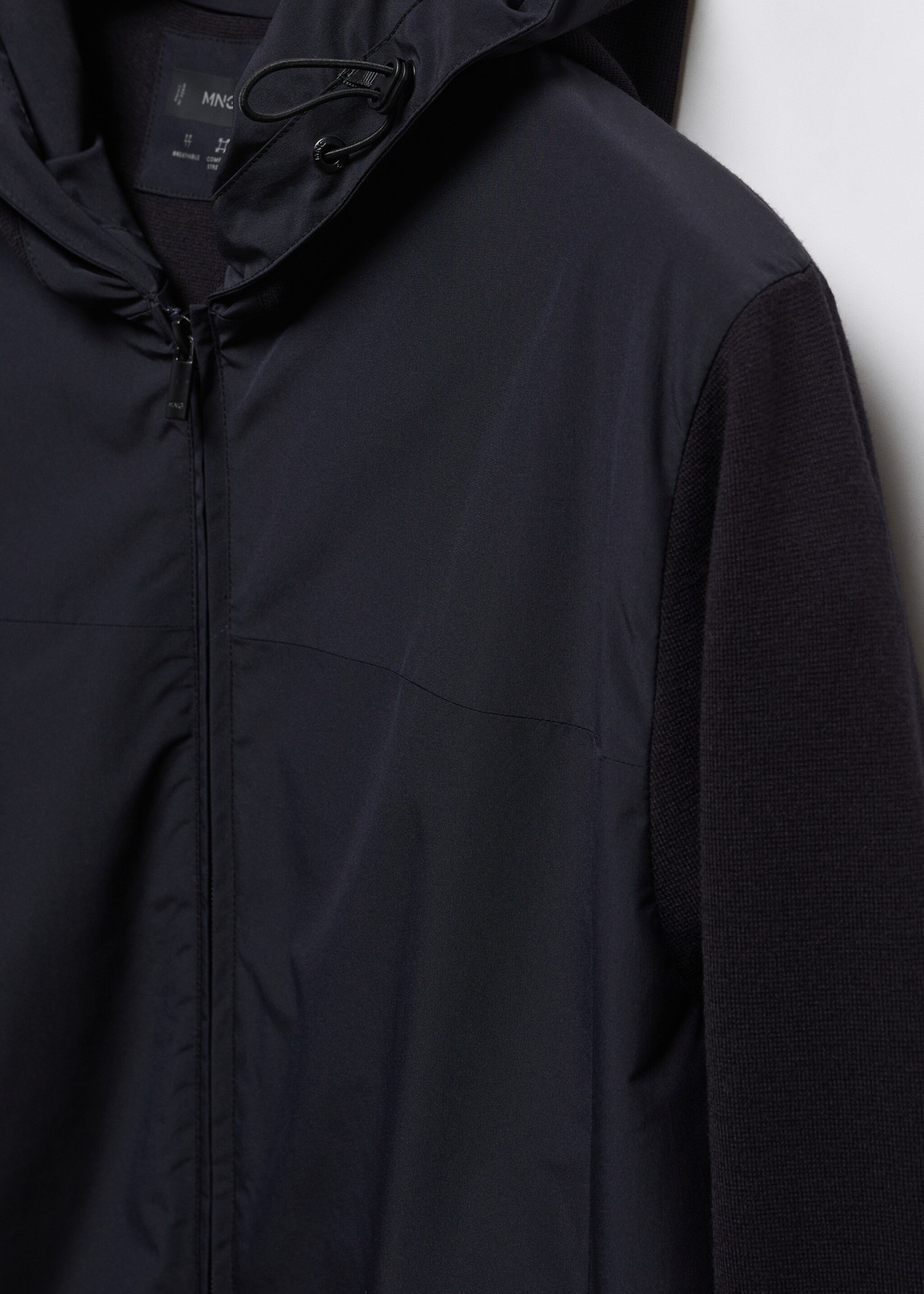 Sudadera tejido combinado stretch - Detalle del artículo 8