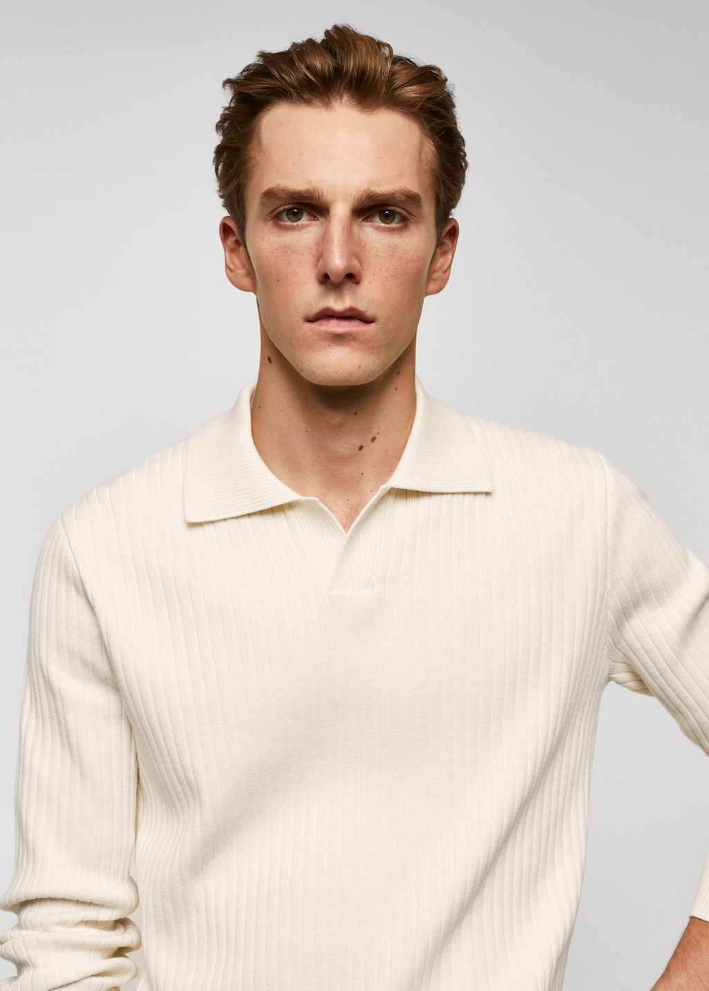 Polo knit shirt deals