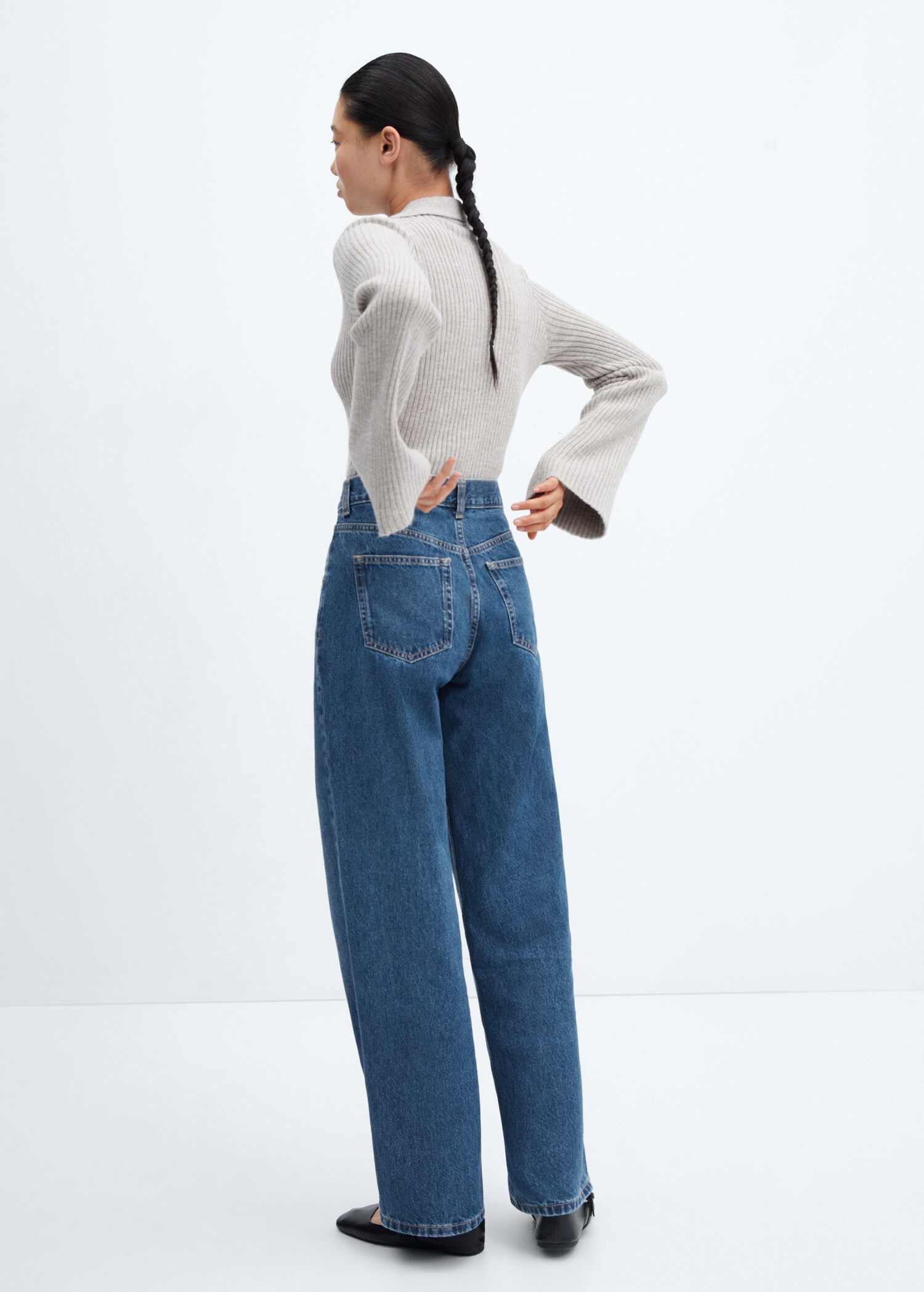 Jeans wideleg vita bassa - Retro dell'articolo