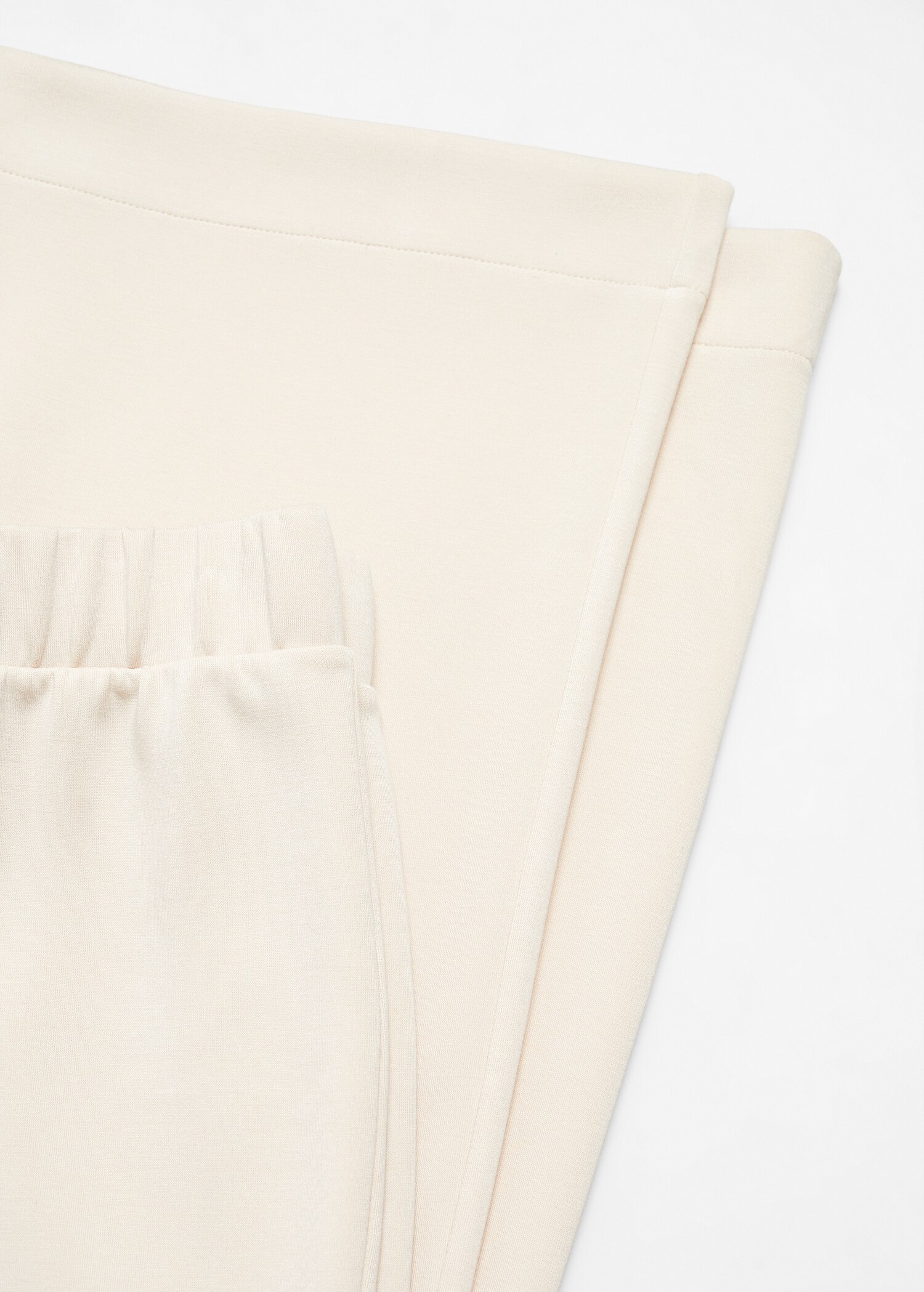 Wideleg trousers with elastic waist - Details of the article 8