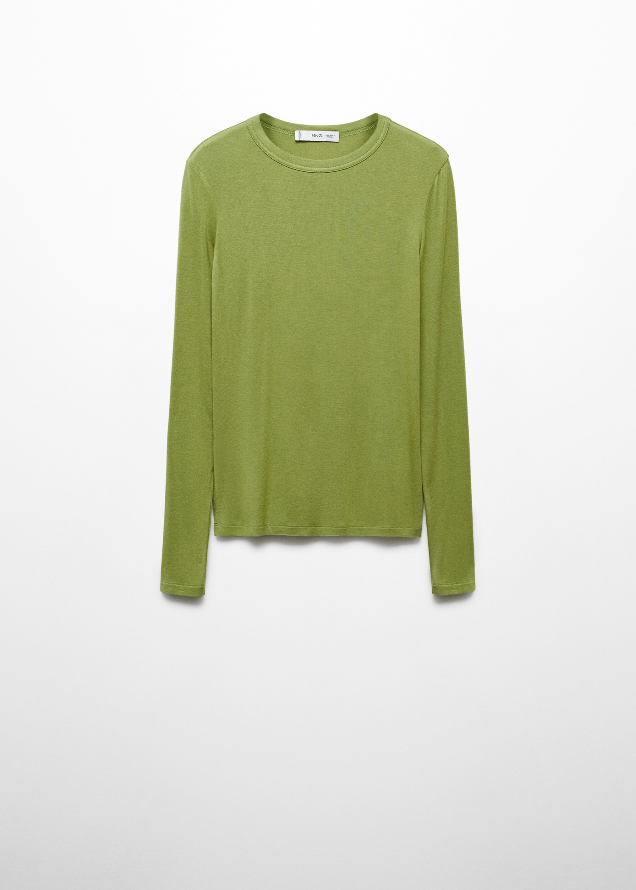 Round-neck long-sleeved t-shirt - Article without model