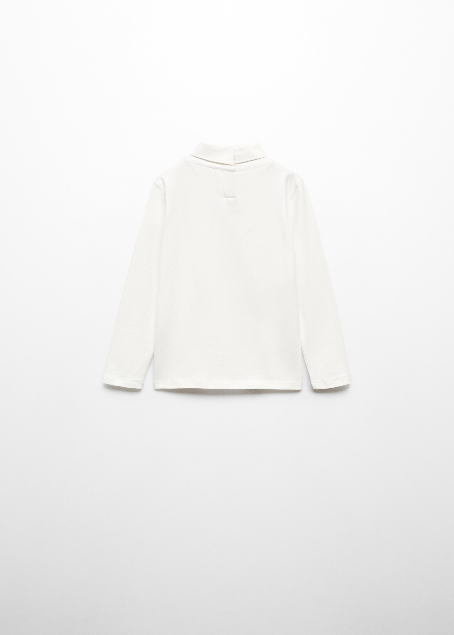 Turtleneck long-sleeved t-shirt - Reverse of the article