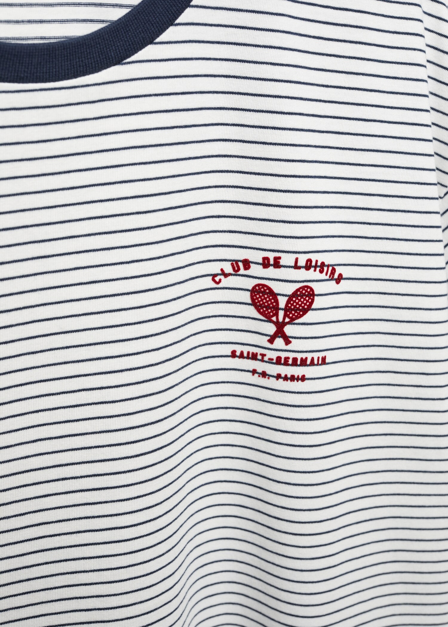 T-shirt algodão riscas - Pormenor do artigo 8