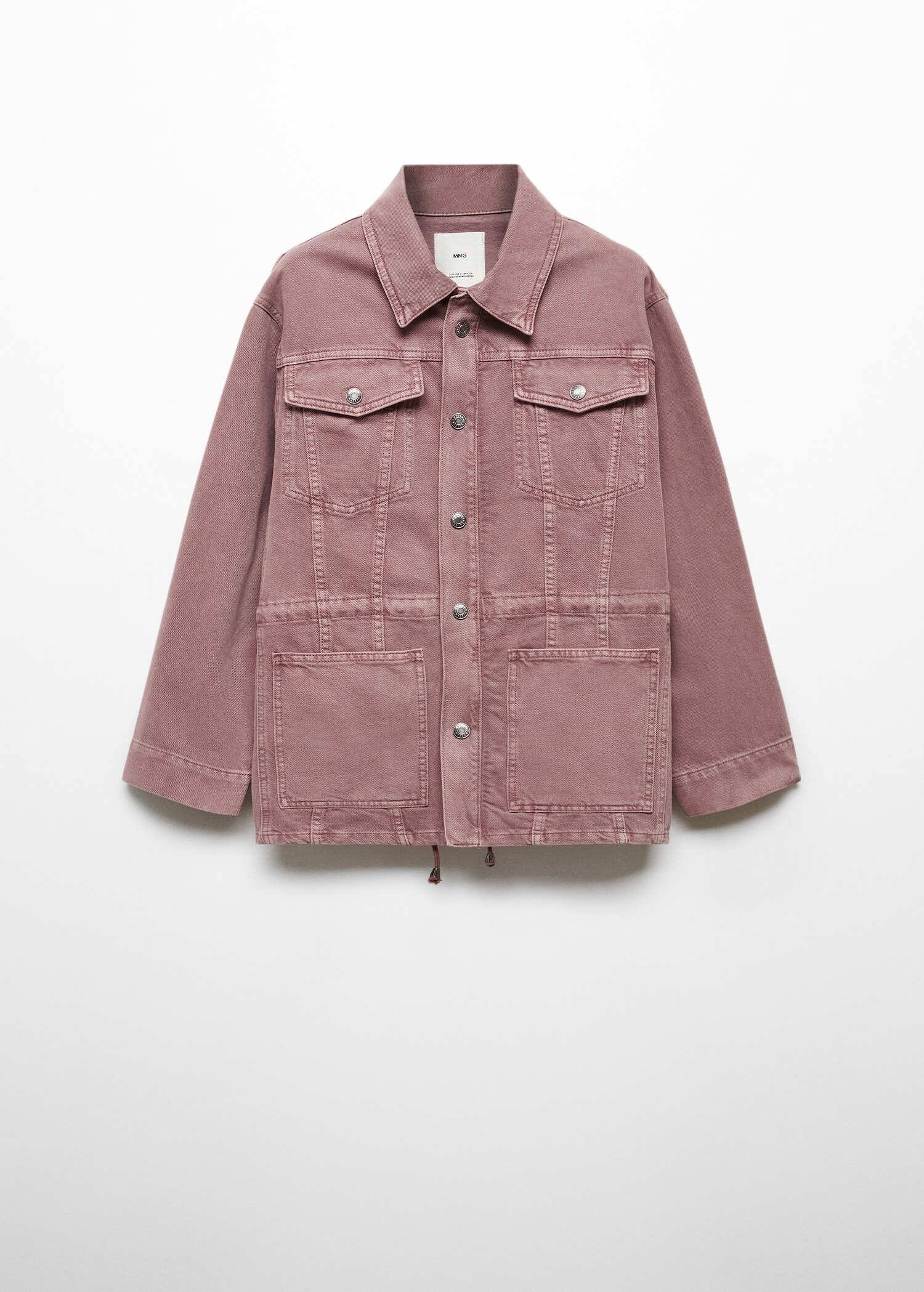 Blouson en jean cordon de serrage - Article sans modèle