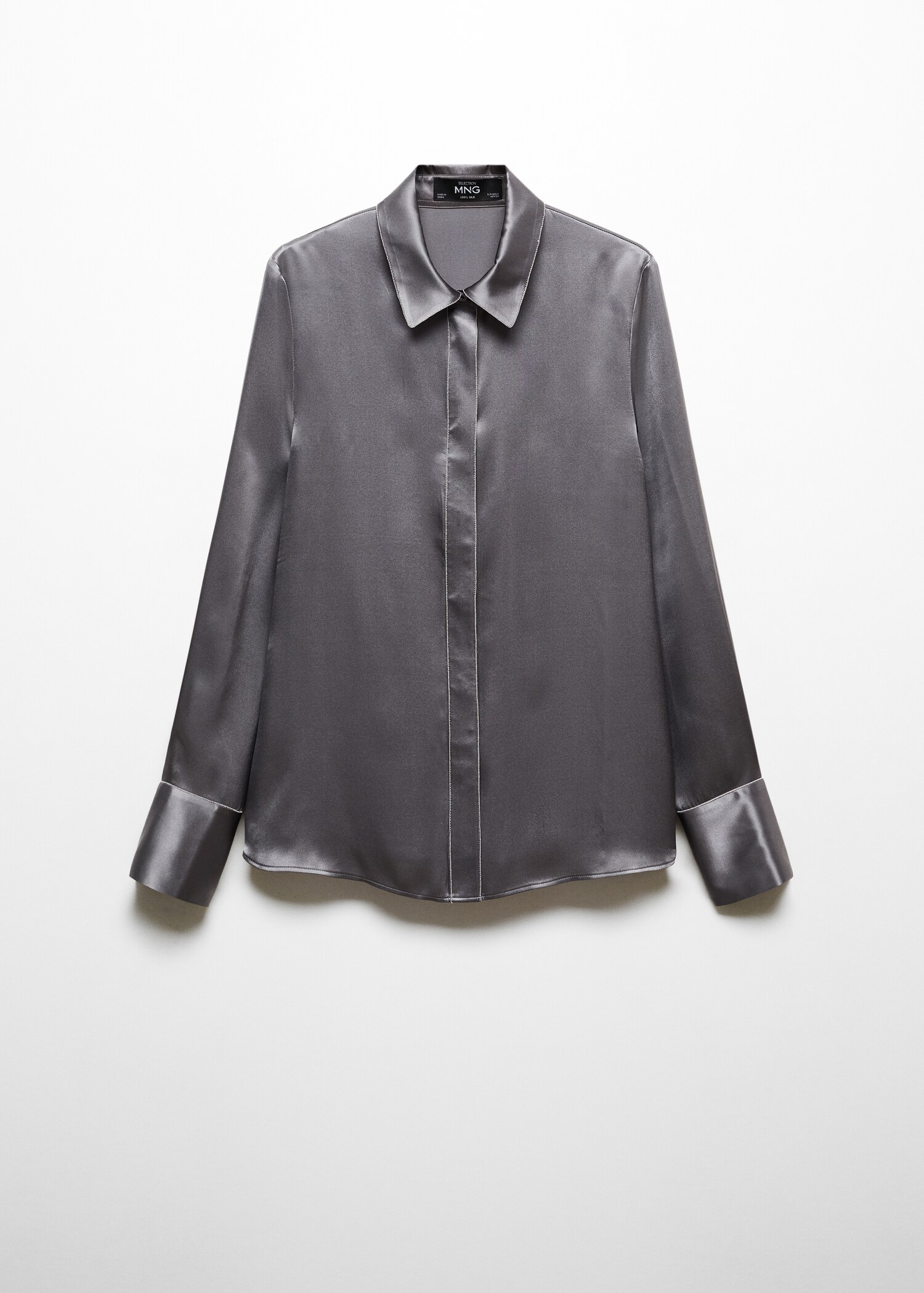 Chemise soie liserés - Article sans modèle