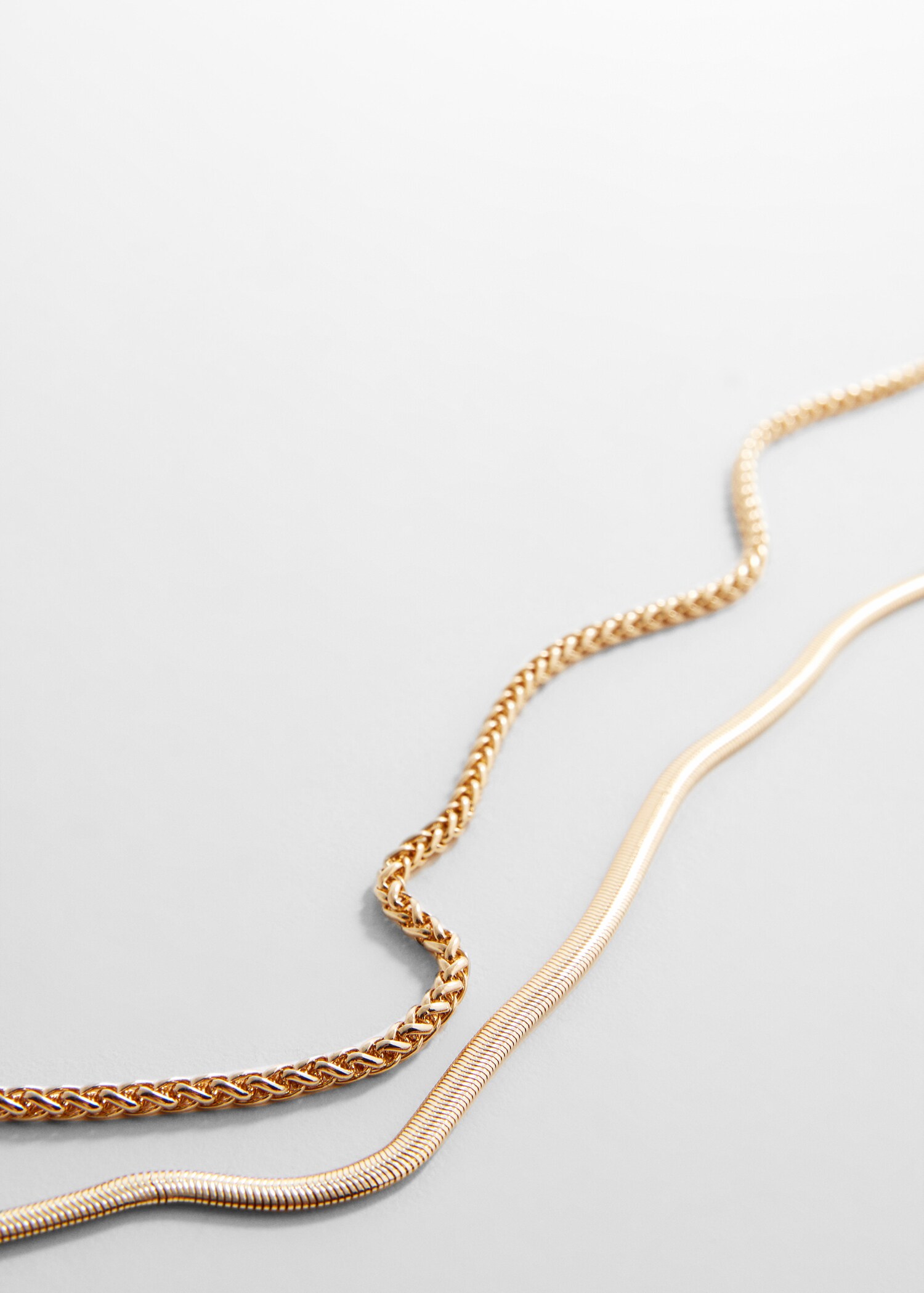 Collier double combiné - Plan moyen