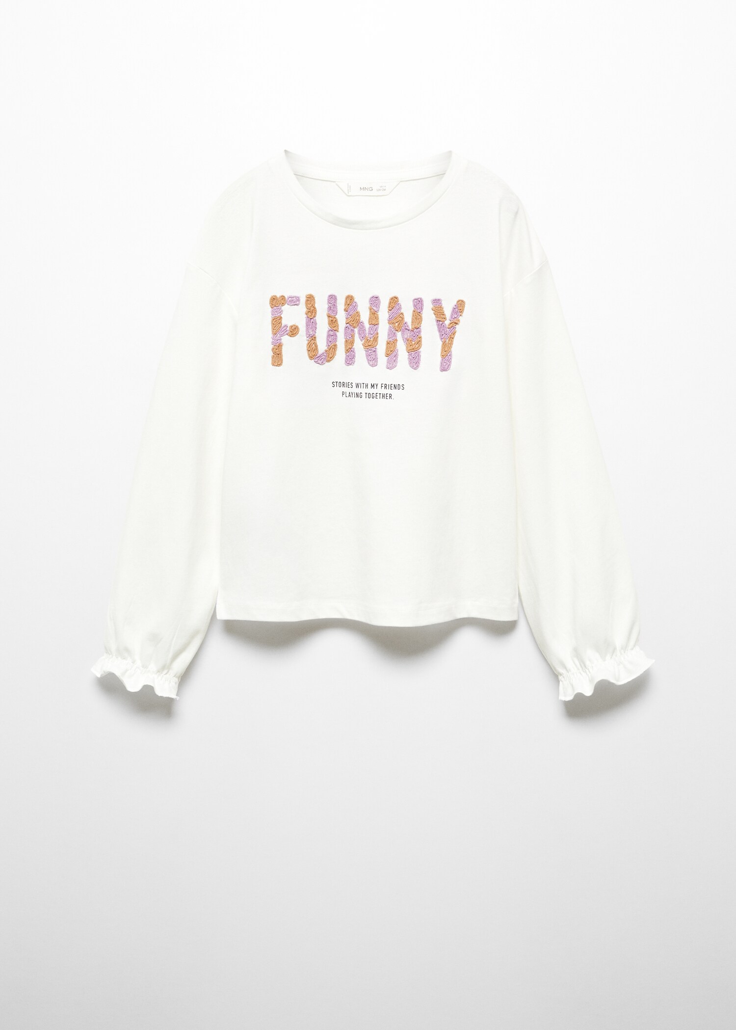 T-shirt met boodschap - Artikel zonder model