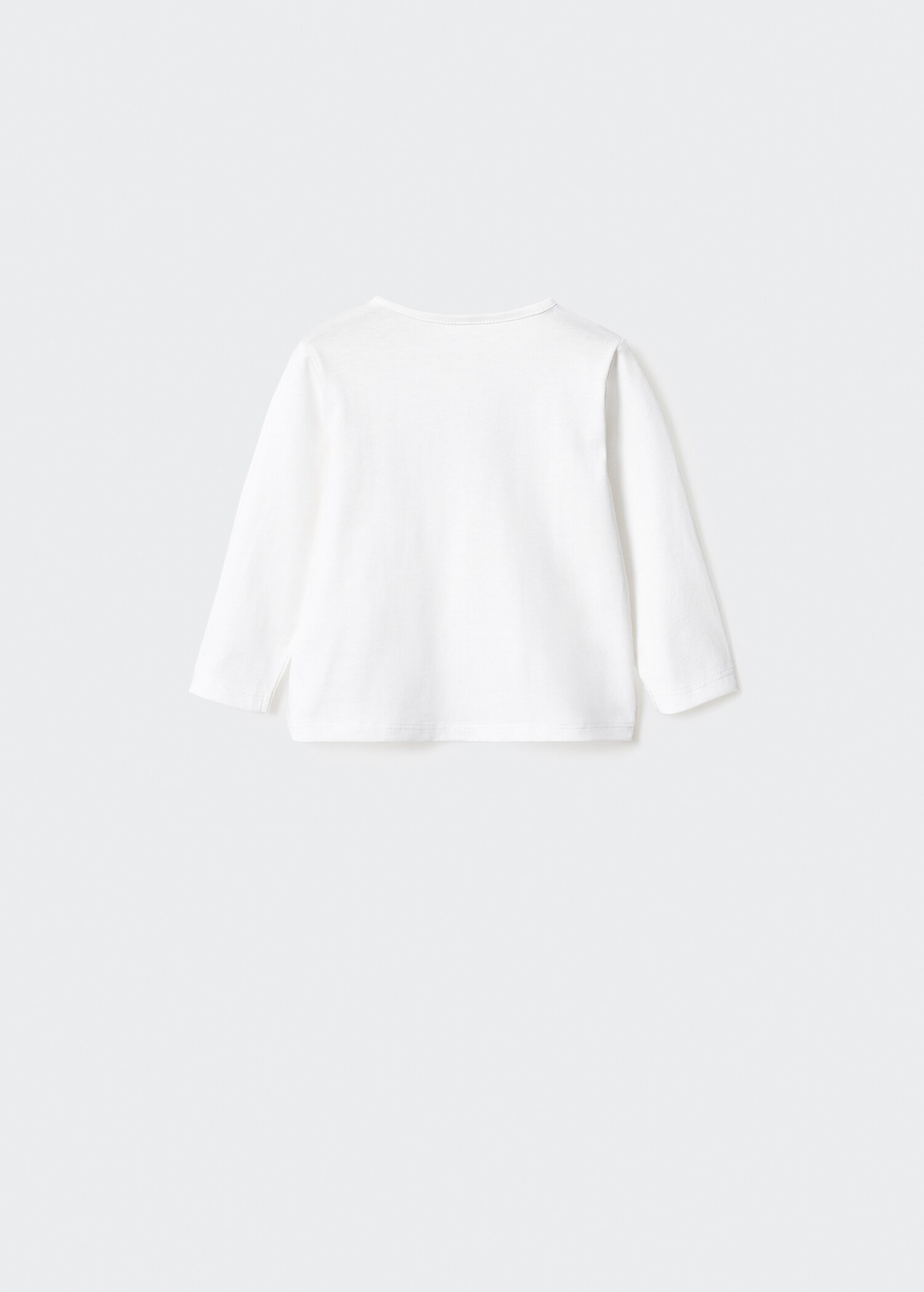 Printed long sleeve t-shirt - Reverse of the article