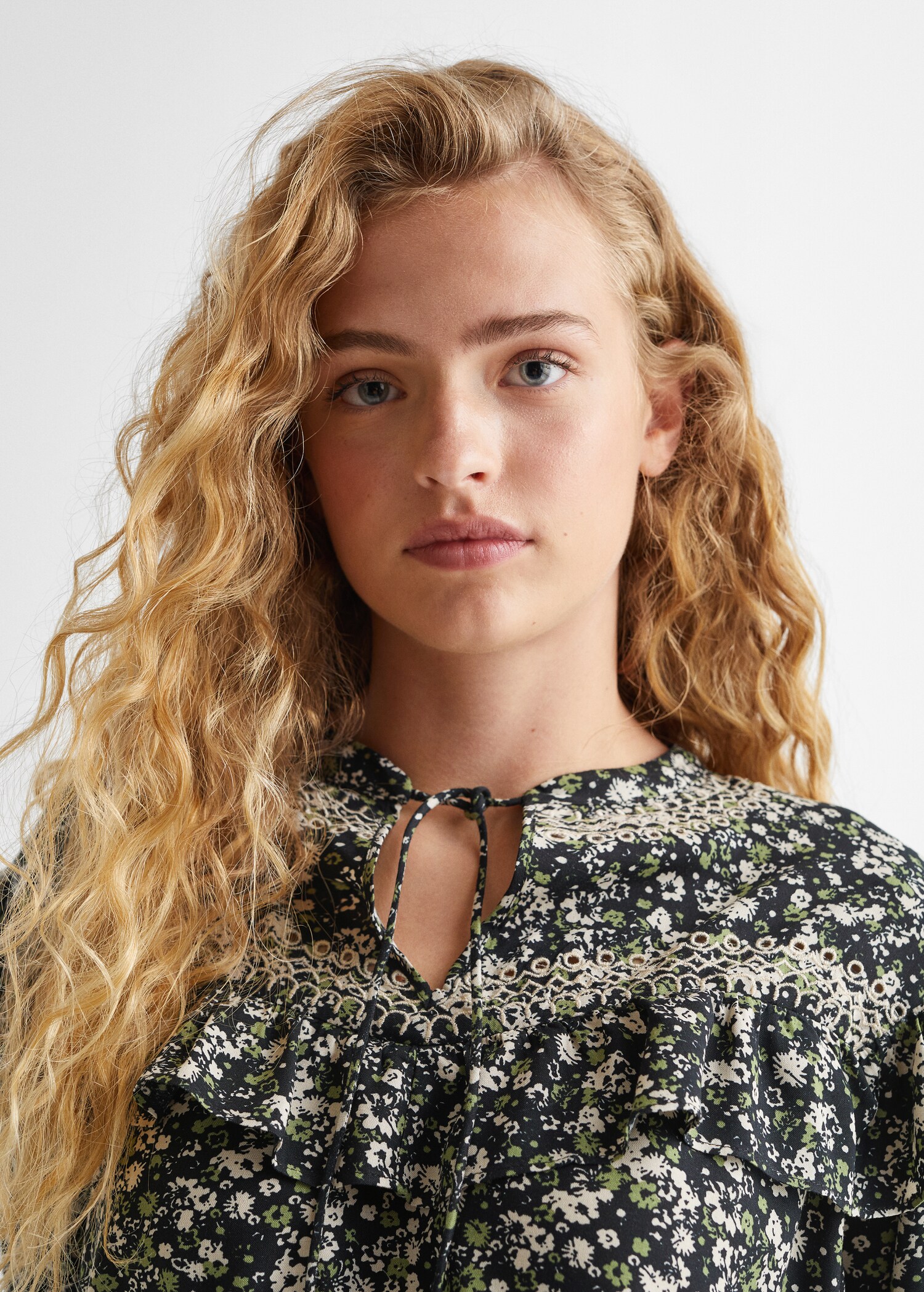 Blusa estampado flores - Detalle del artículo 1