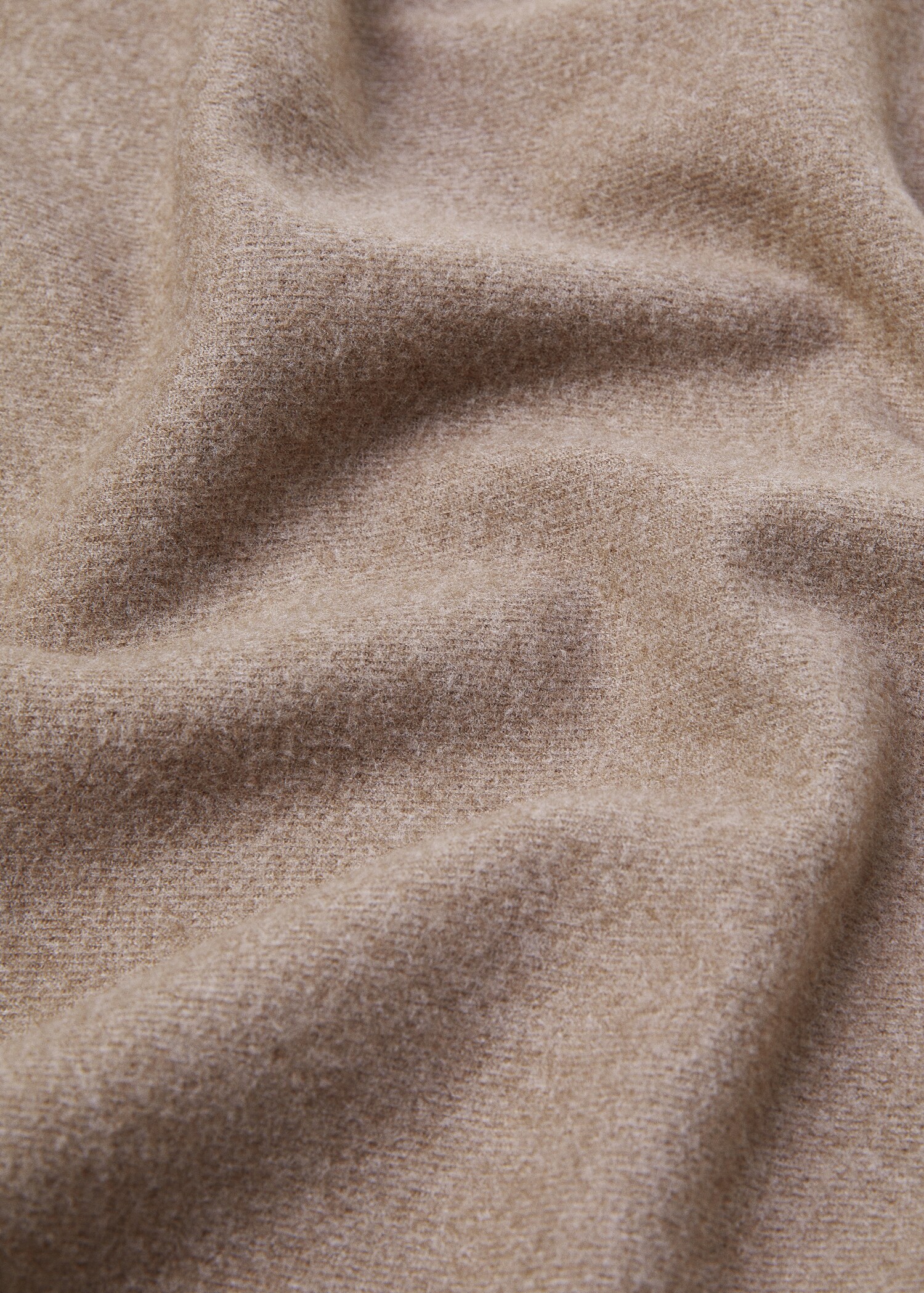 Unifarbene Fransendecke - Detail des Artikels 1