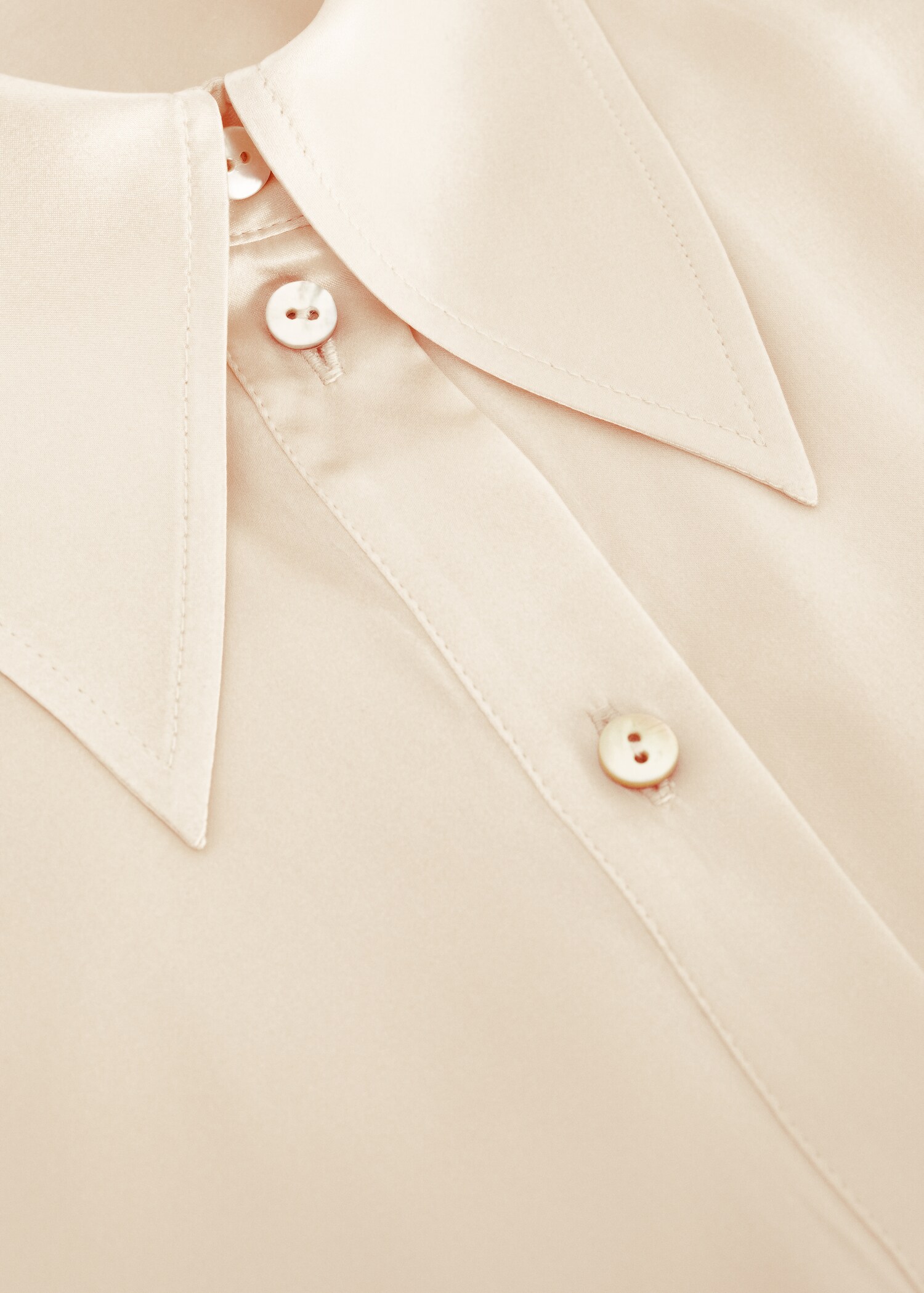 Camicia seta drappeggio laterale - Dettaglio dell'articolo 8