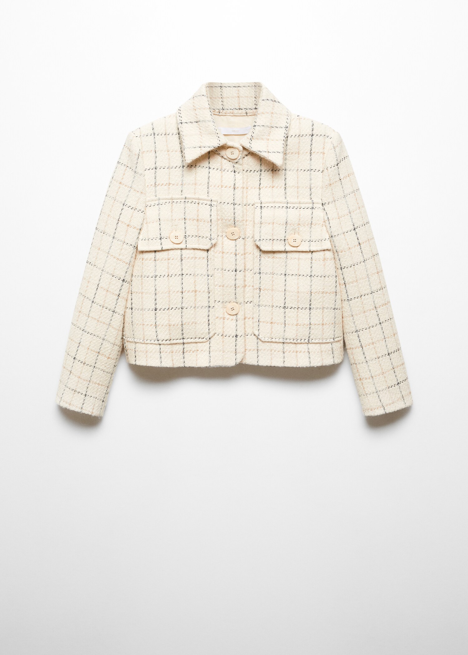 Check tweed jacket - Article without model