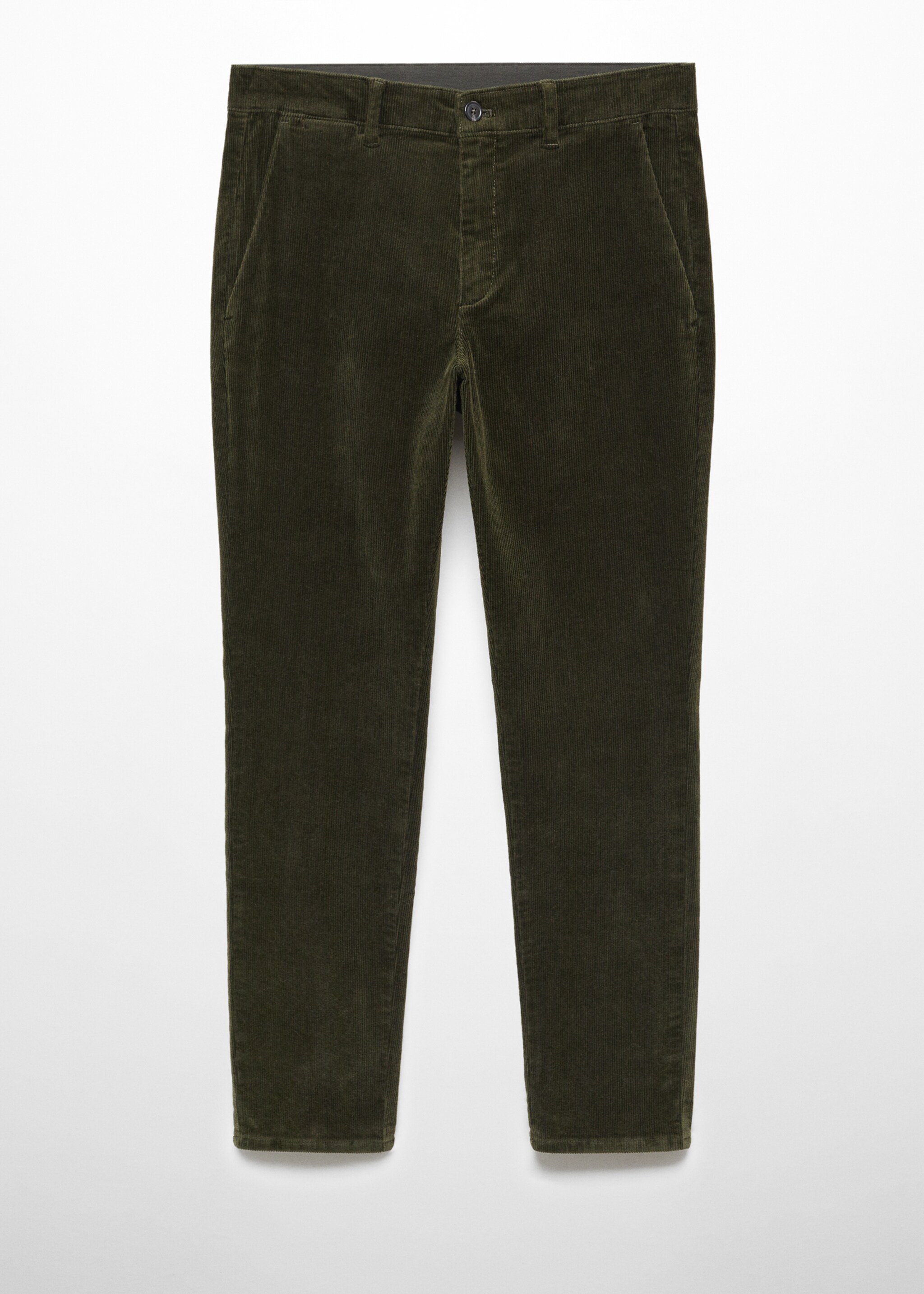 Corduroy slim-fit cropped pants - Article without model