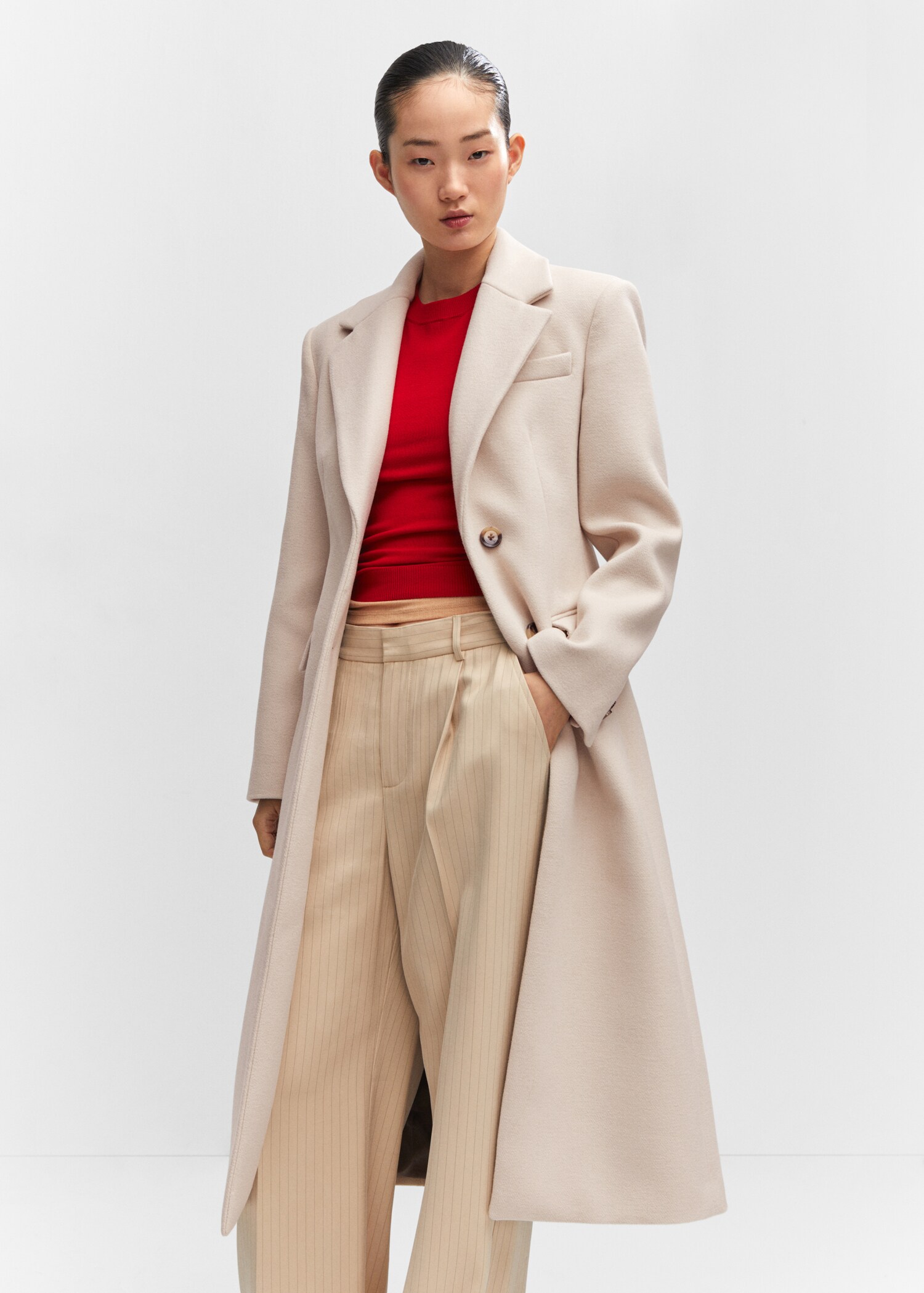 Cappotto lungo lana - Piano medio