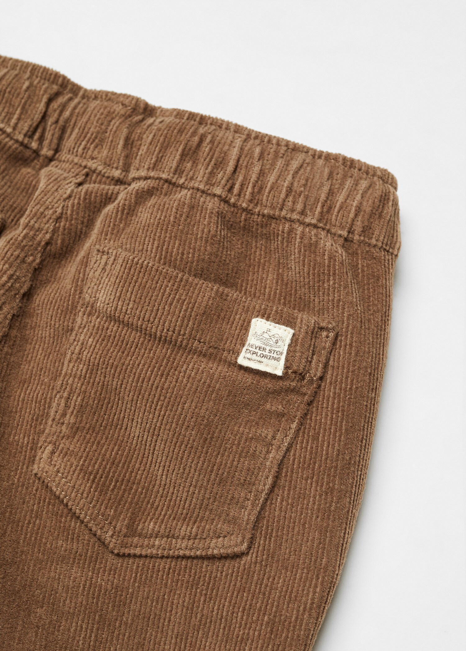 Corduroy jogger trousers - Details of the article 0