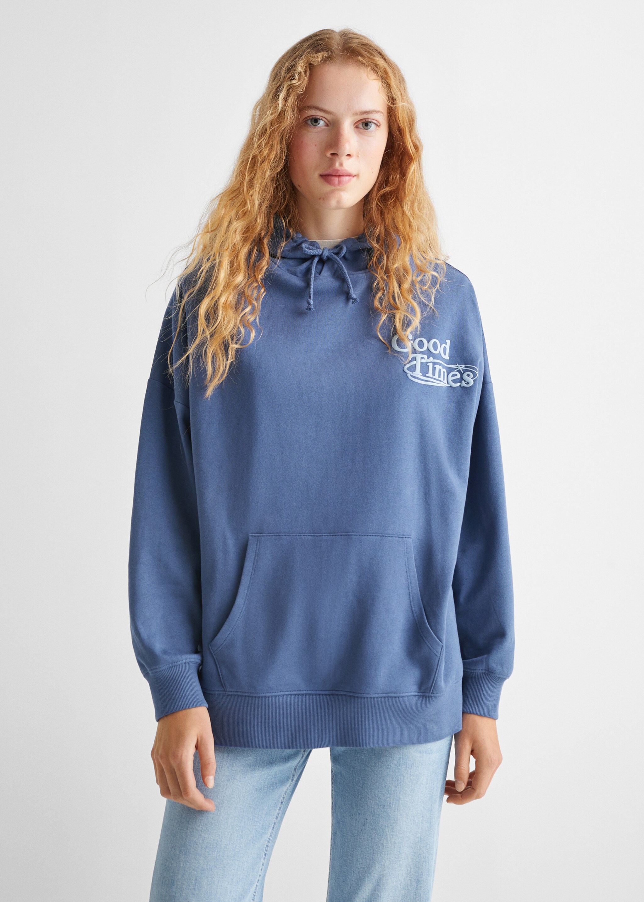 Printed message sweatshirt - Medium plane