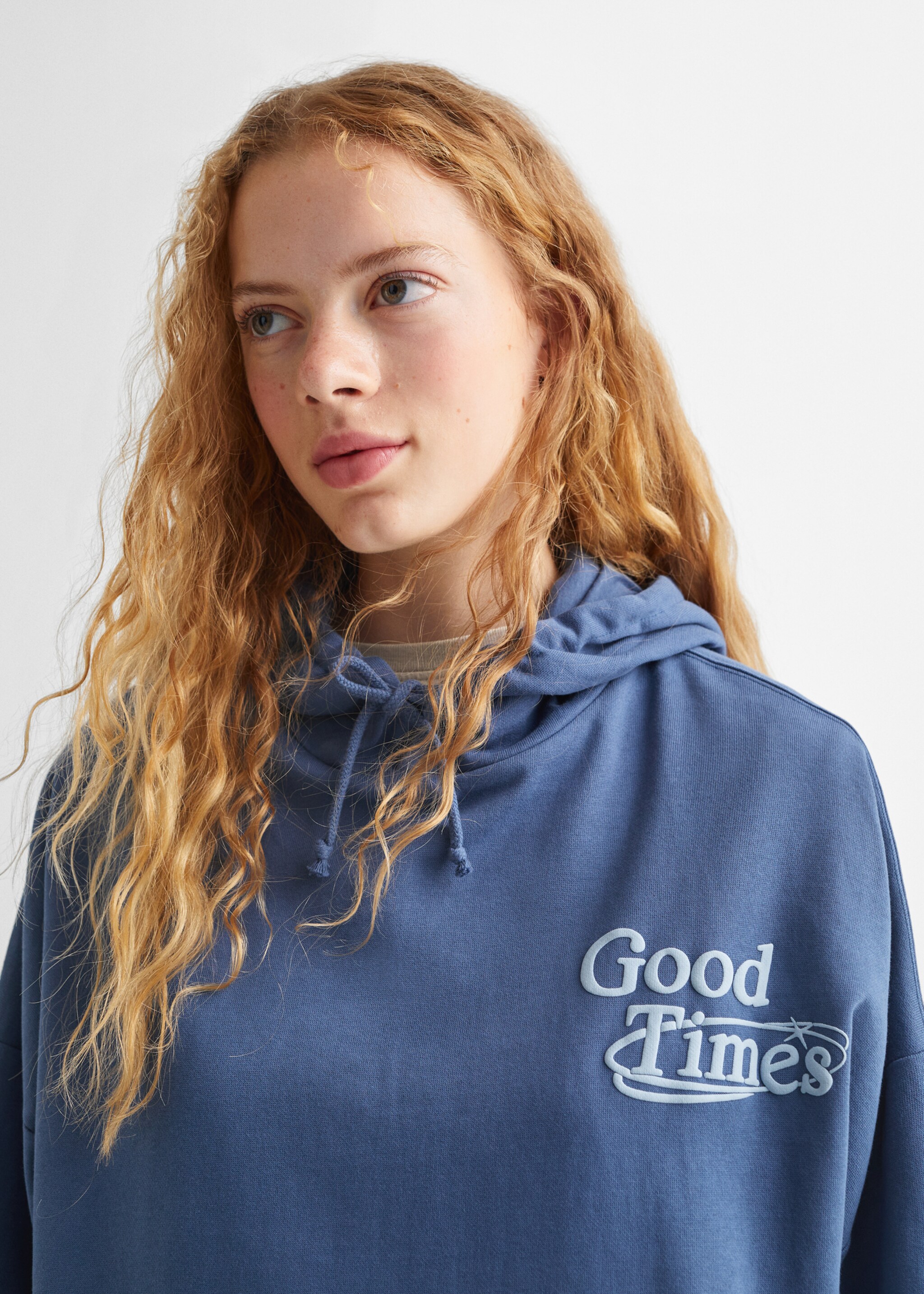 Printed message sweatshirt - Details of the article 1