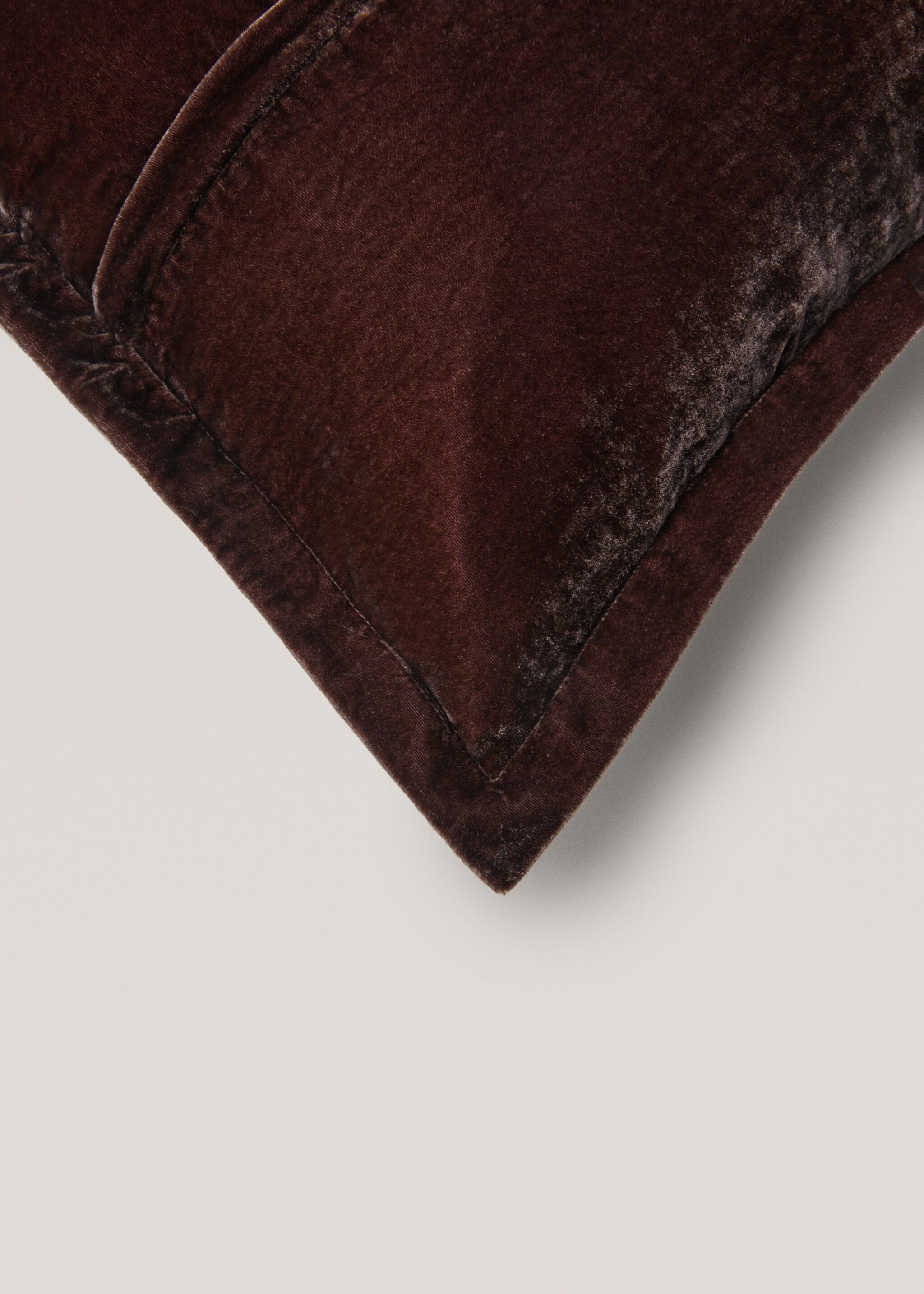 Velvet cushion cover 45x45cm - Details of the article 2