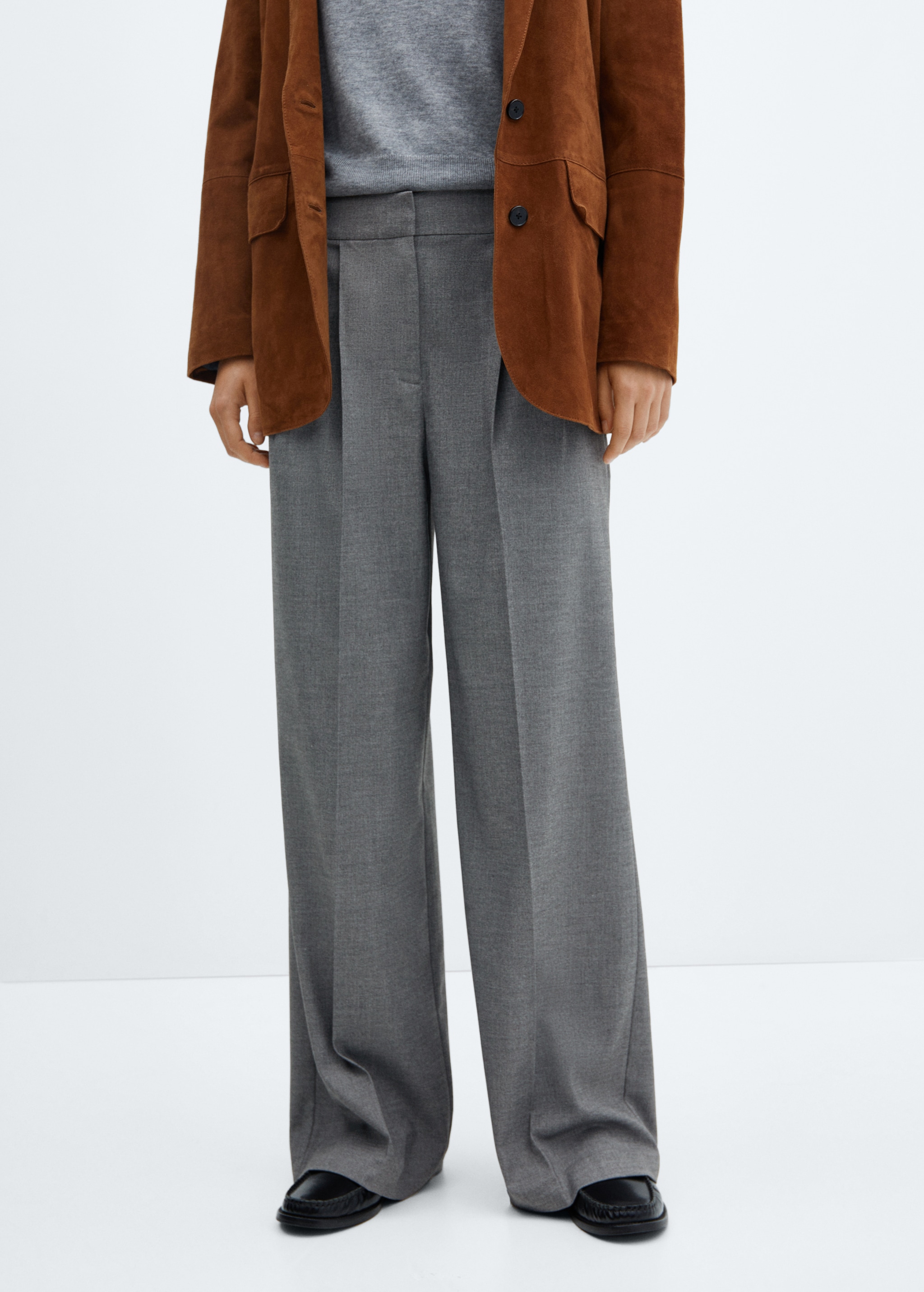 Pantalón pinzas wideleg