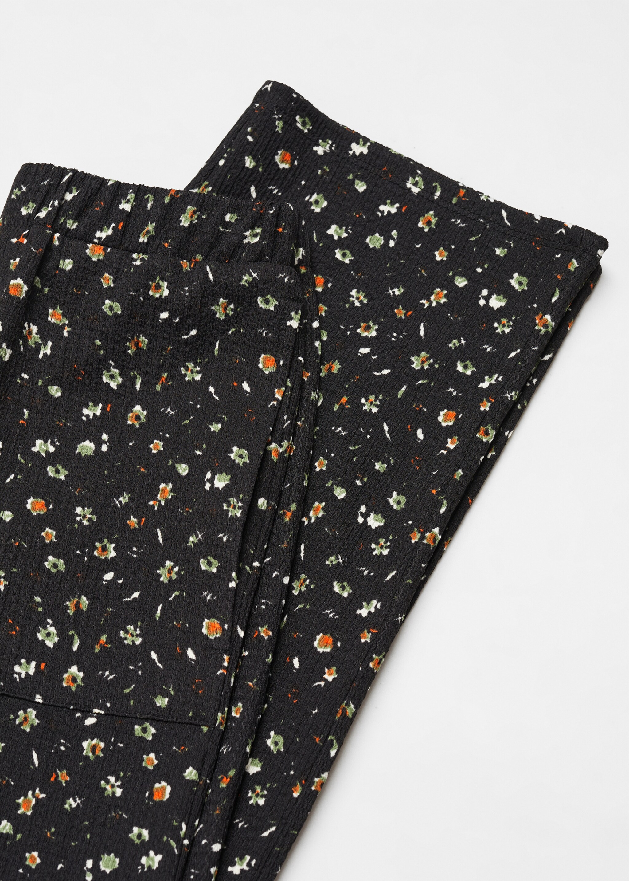 Flower print trousers - Details of the article 8