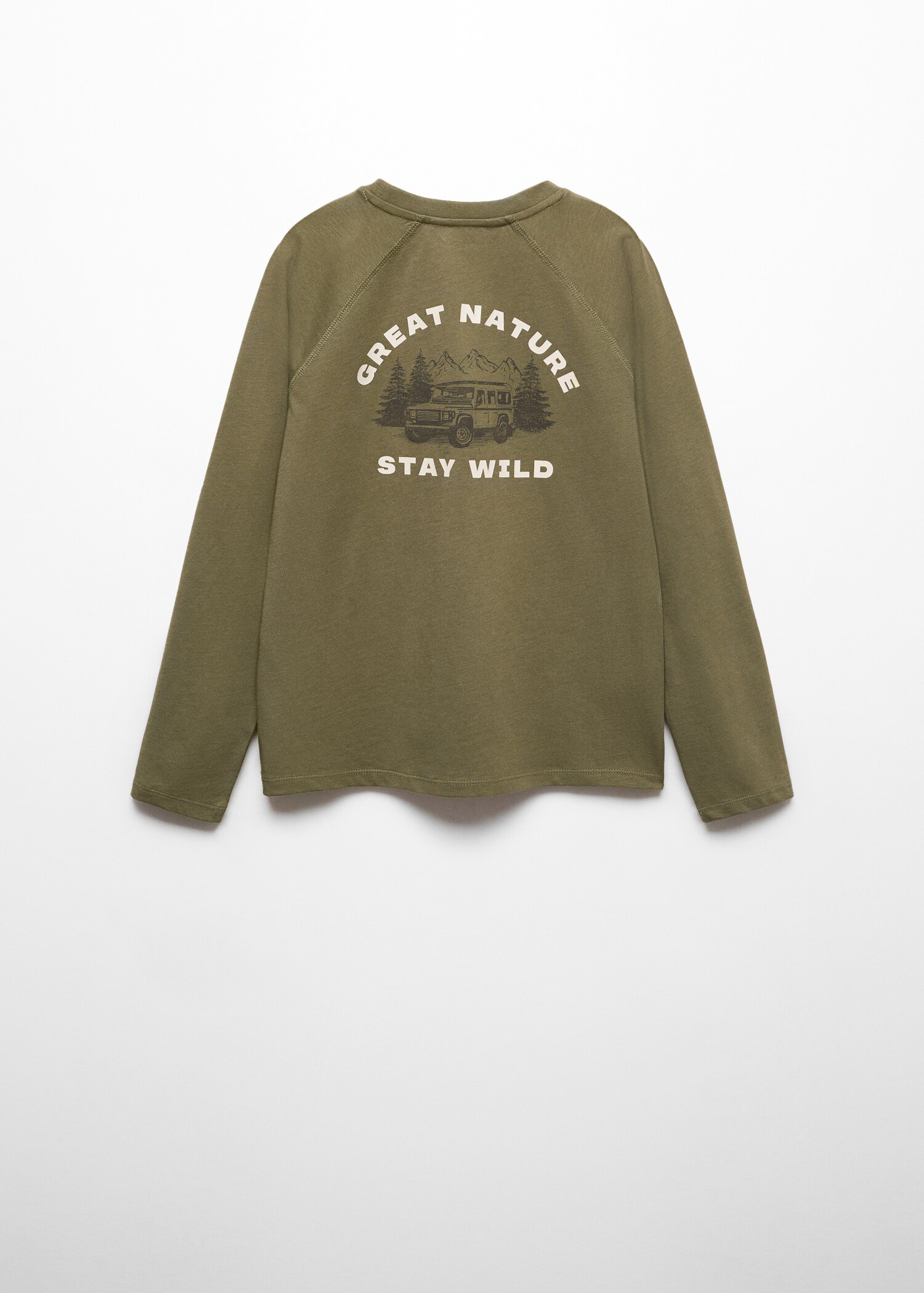 Printed long sleeve t-shirt - Reverse of the article