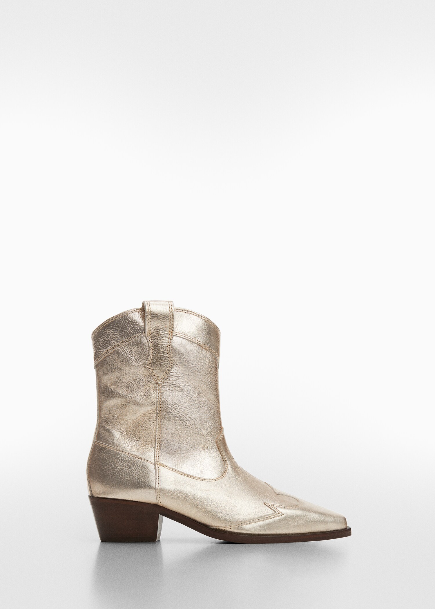 Skórzane botki cowboy - Artykuł bez modela/modelki