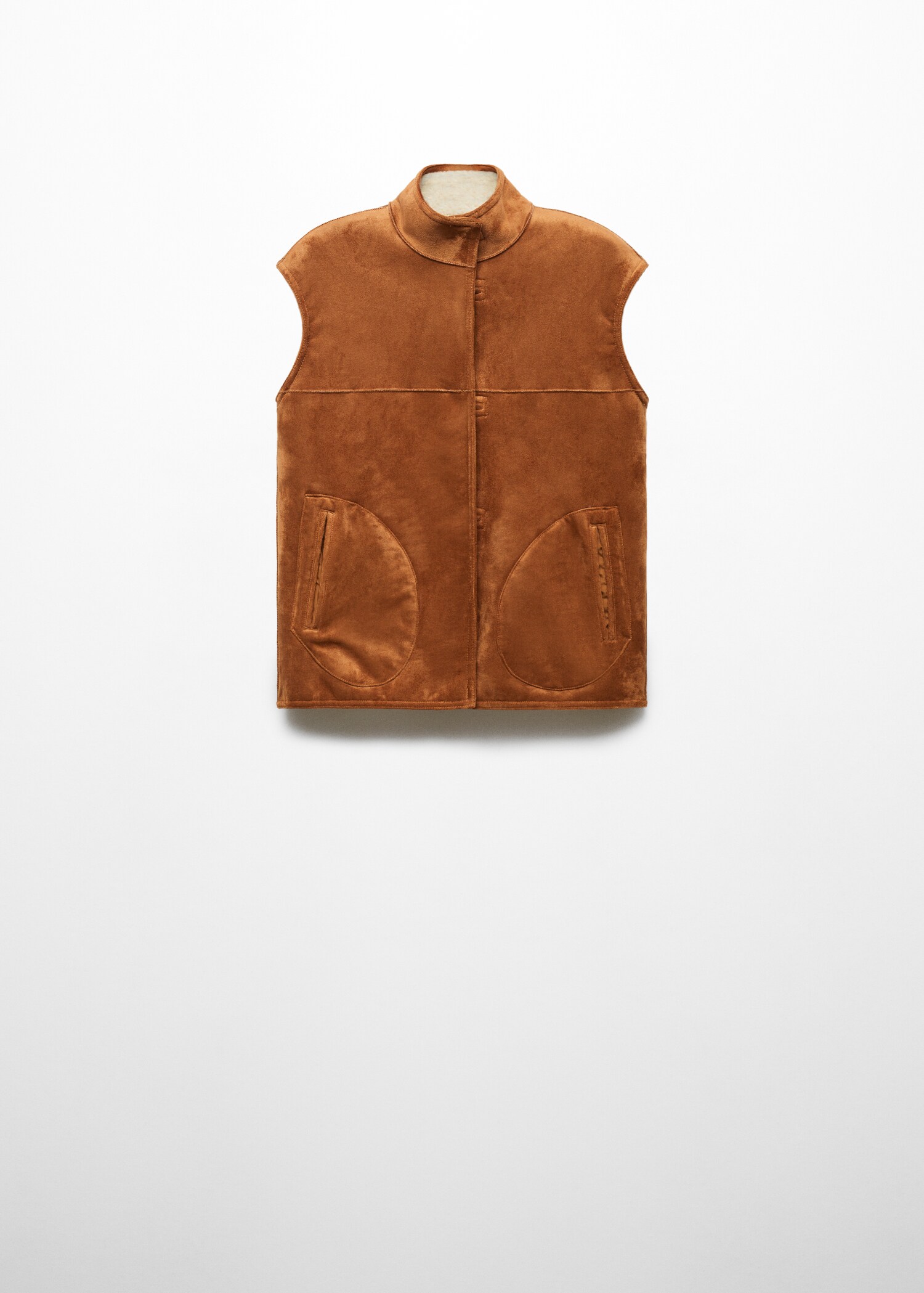 Reversible shearling gilet - Details of the article 0