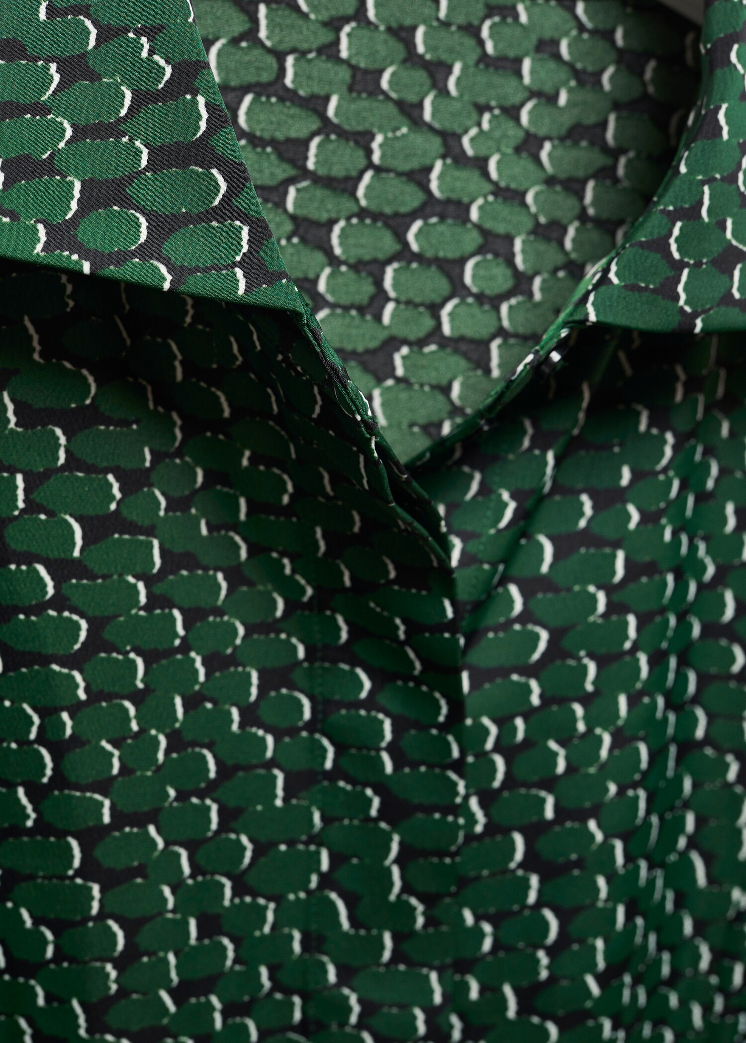 Belt printed dress - Details of the article 8