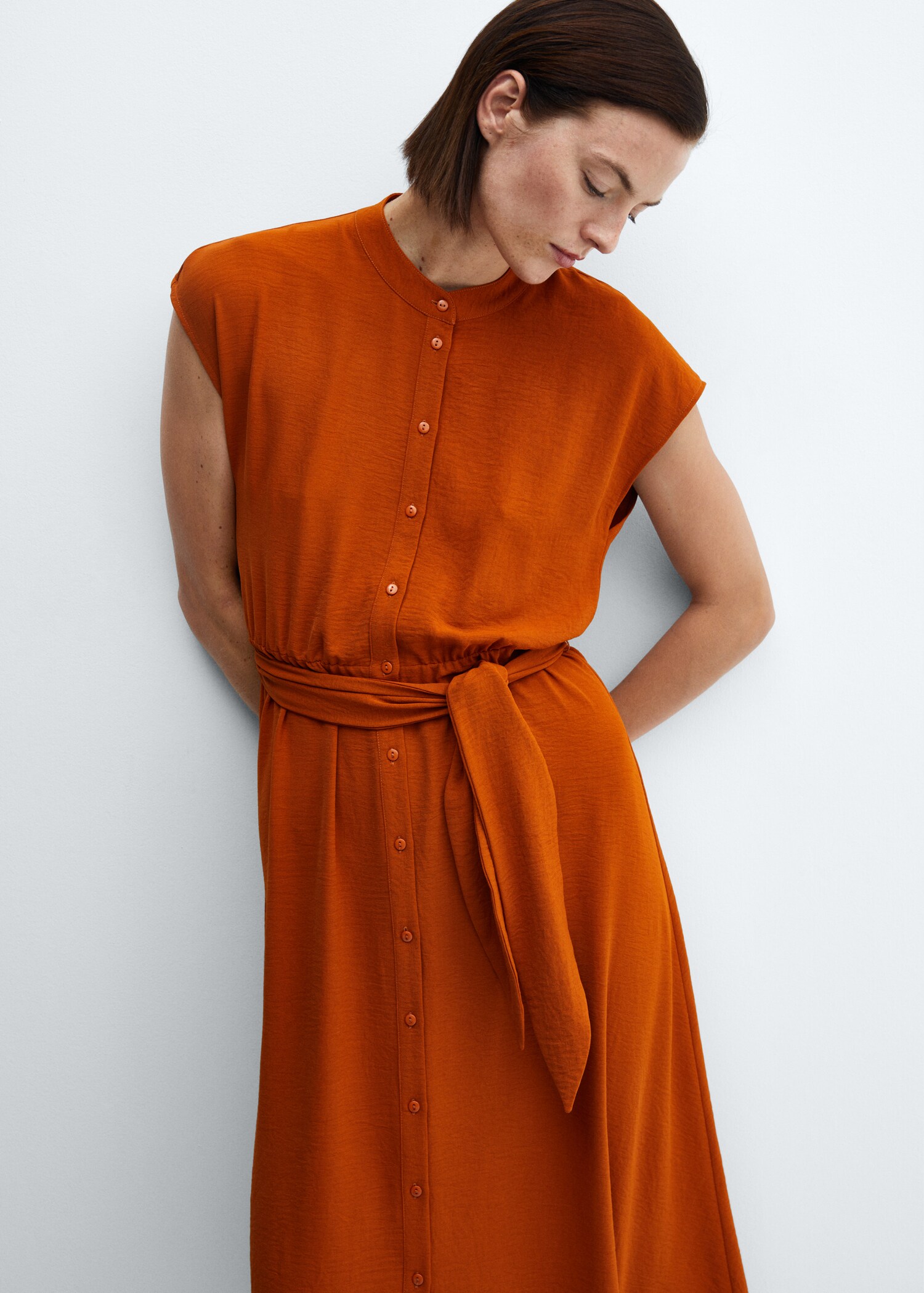 Vestido camisero midi - Detalle del artículo 2