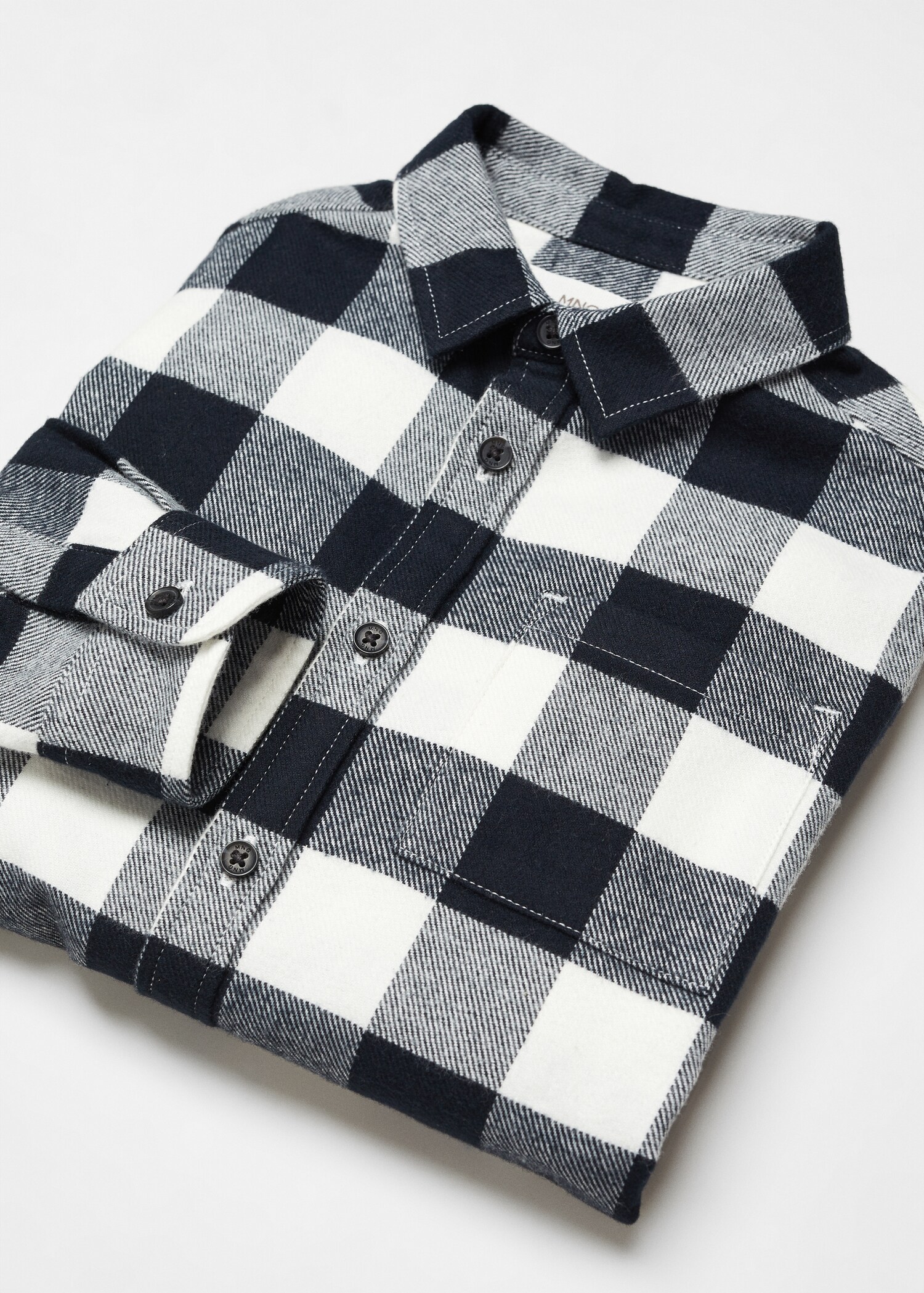 Camisa regular fit algodón cuadros - Detalle del artículo 8
