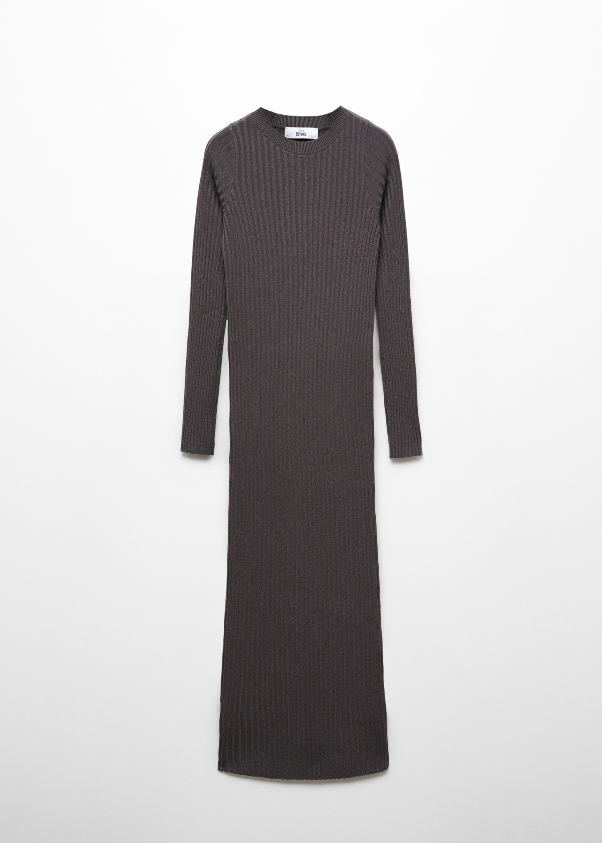 Ribbed long dress - Article without model