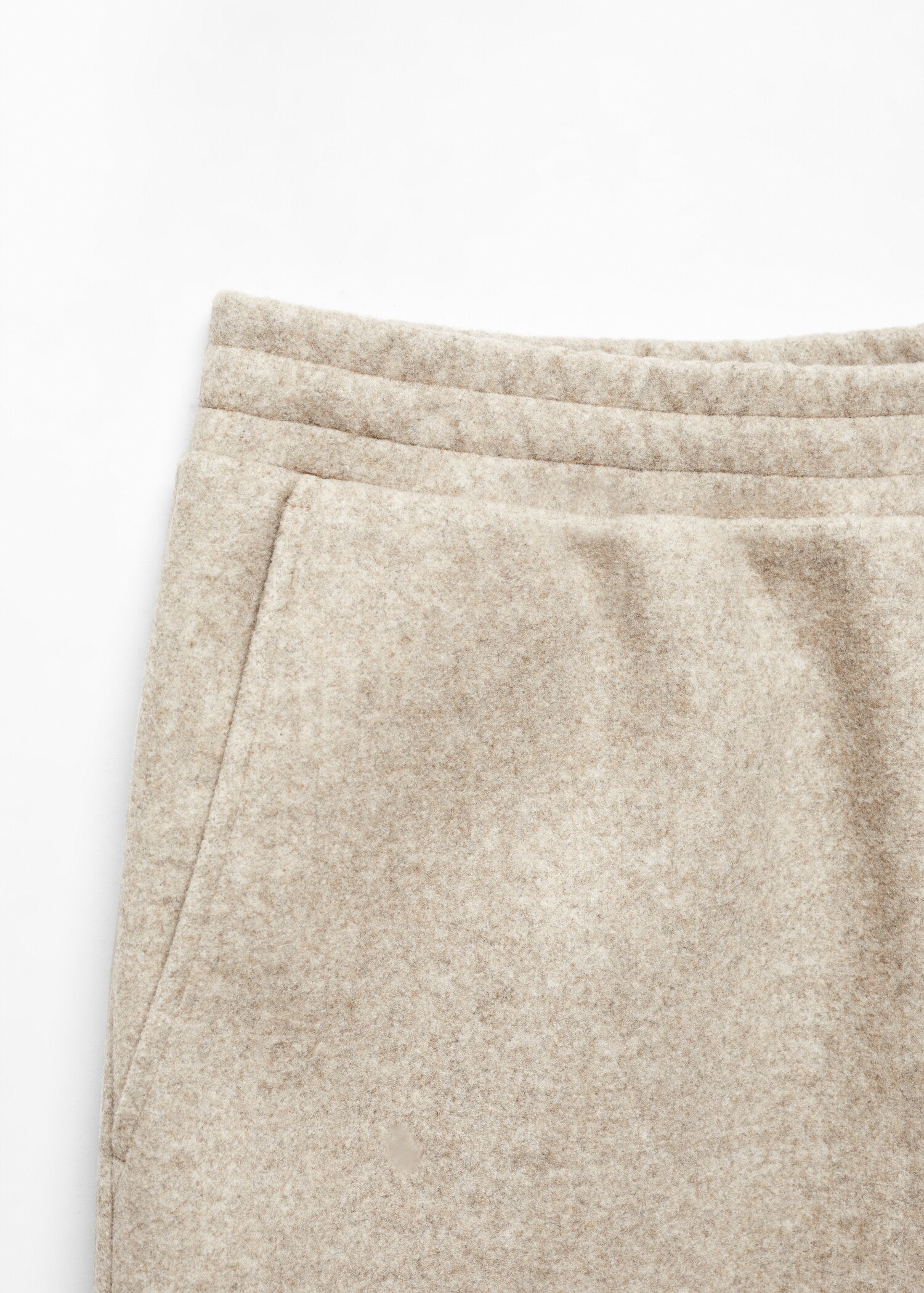 Flannel jogger trousers - Details of the article 8