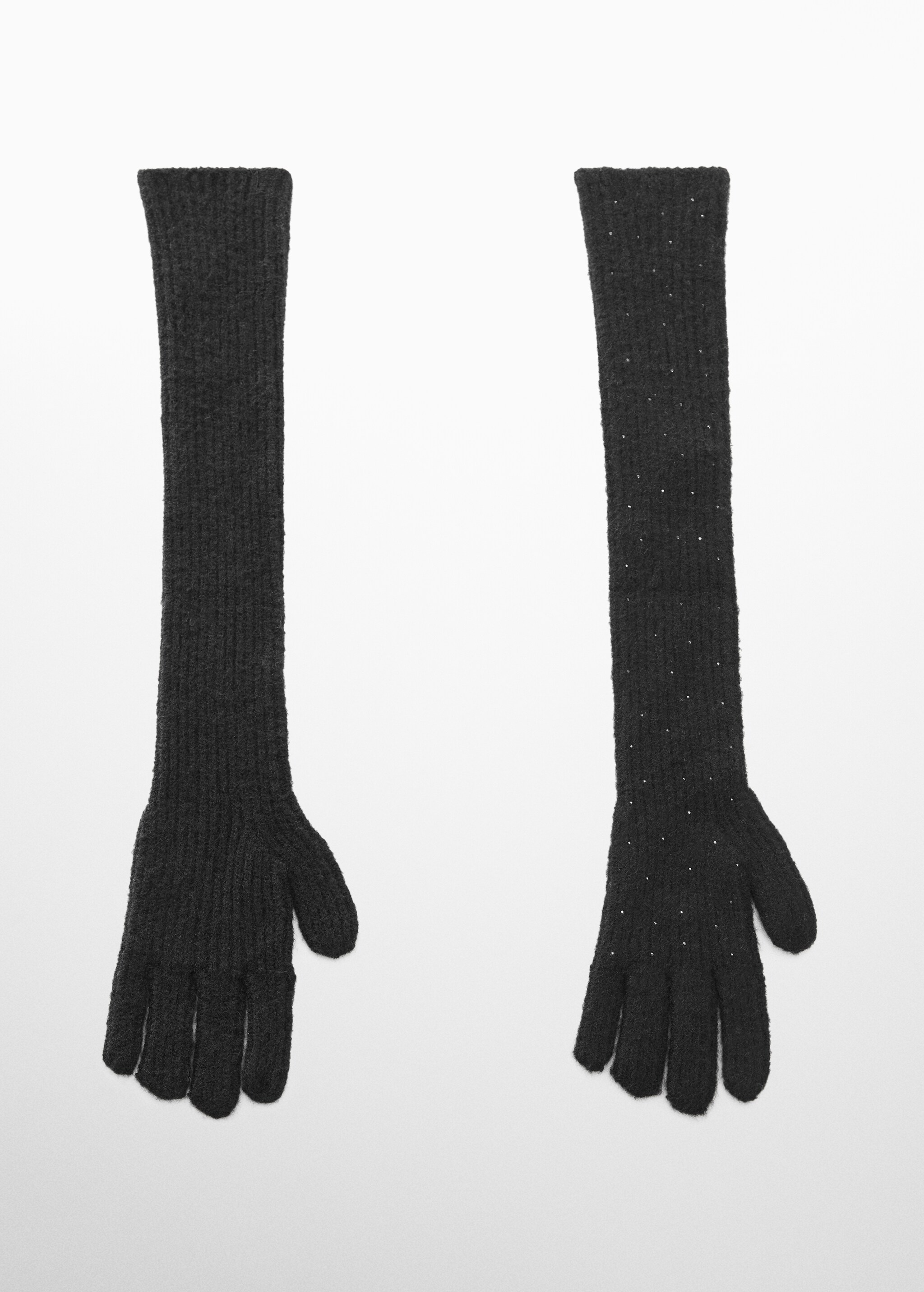 Lange Handschuhe mit Glitzer-Details - Artikel ohne Model