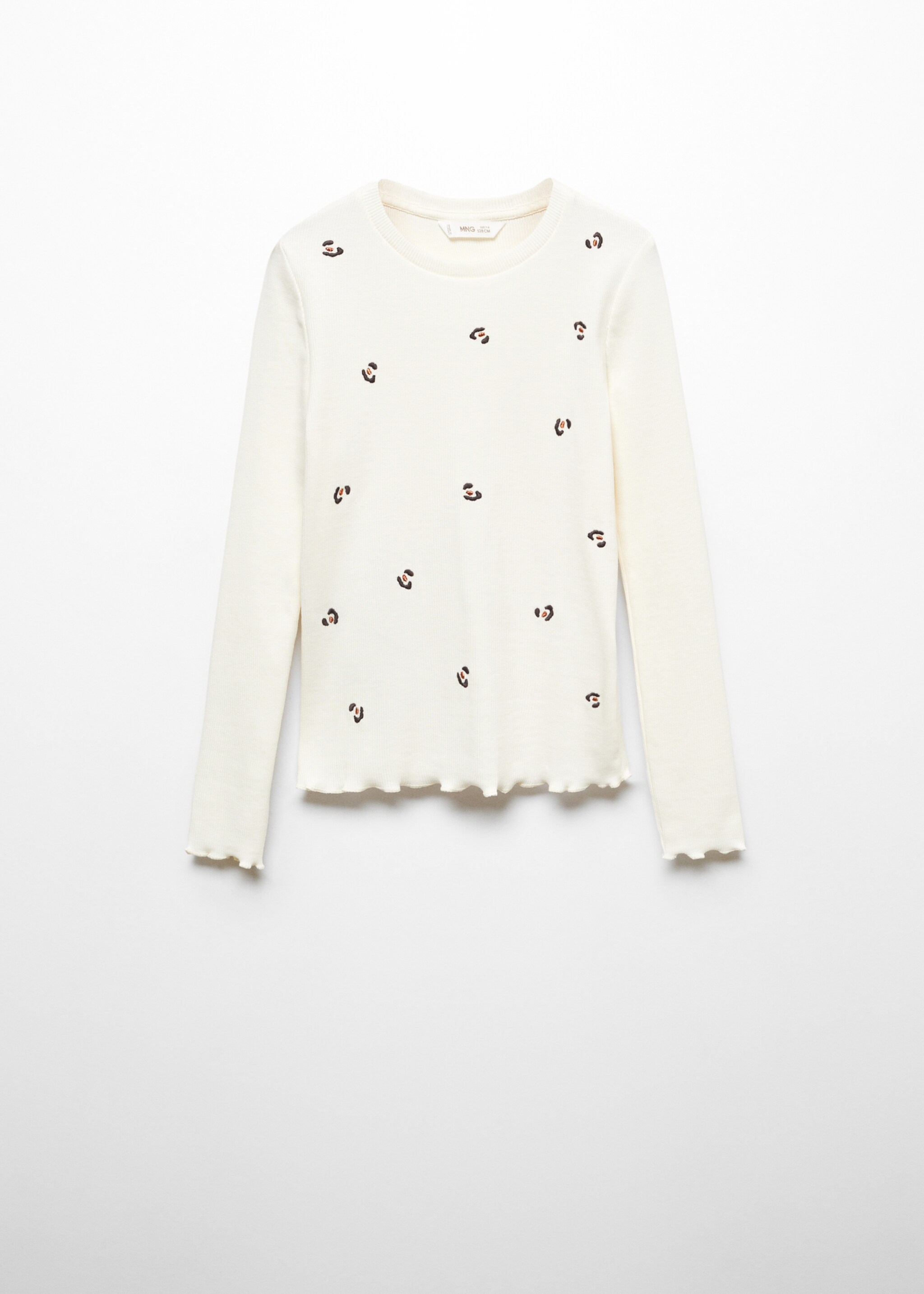 Embroidered cotton shirt - Article without model