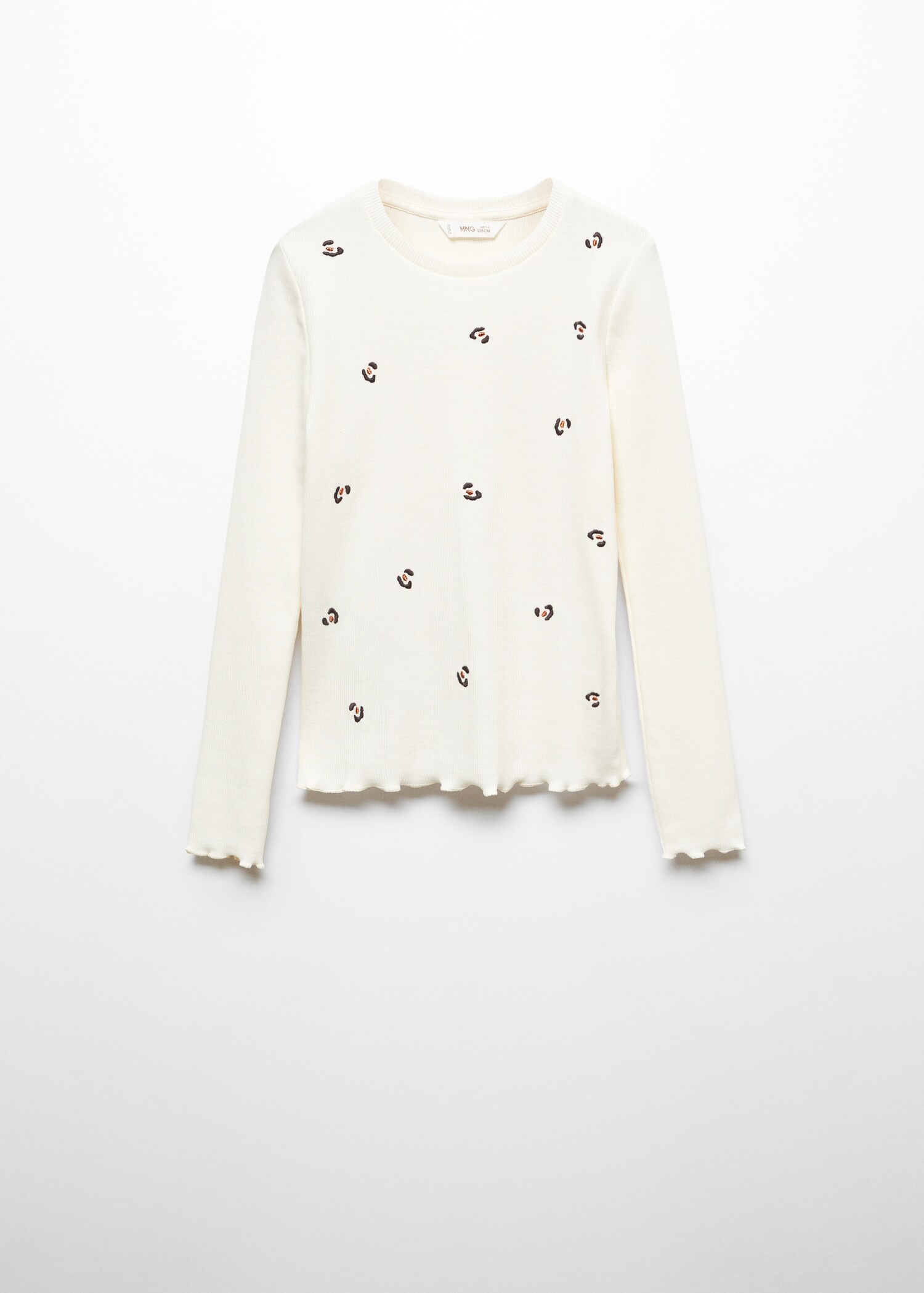 Embroidered cotton shirt - Article without model