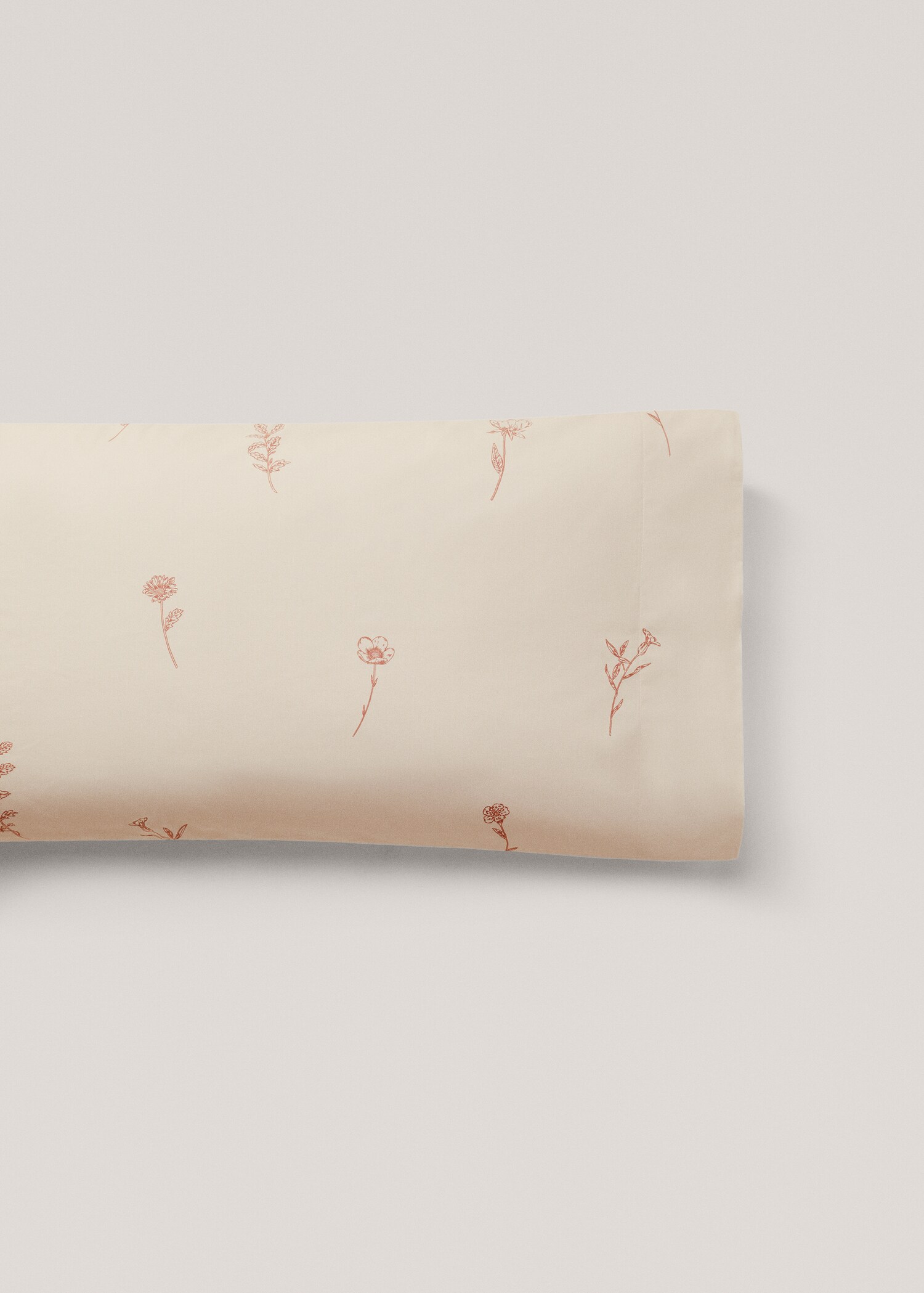 Striped print pillow case 45x110cm - Article without model