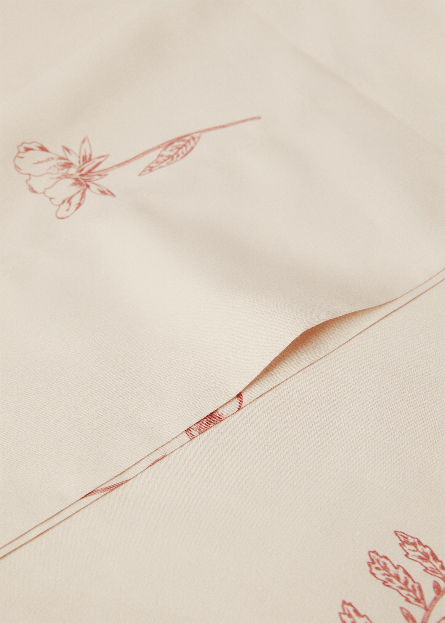 Striped print pillow case 45x110cm - Details of the article 2