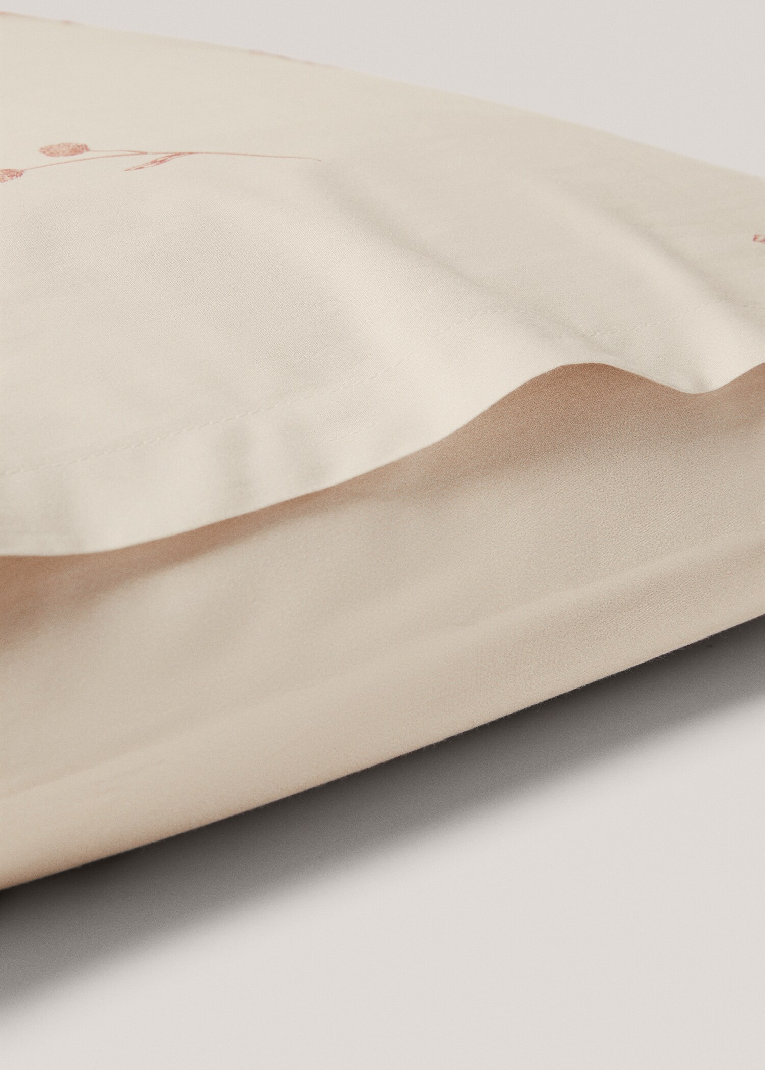 Floral-print pillowcase 60x60cm (Pack of 2) - Details of the article 1