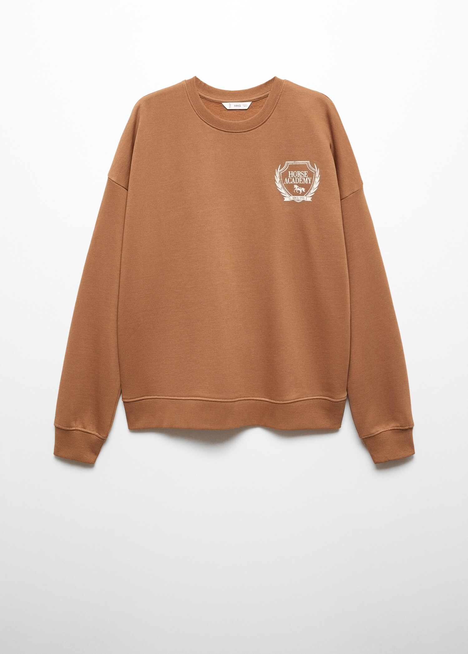 Printed message sweatshirt - Article without model
