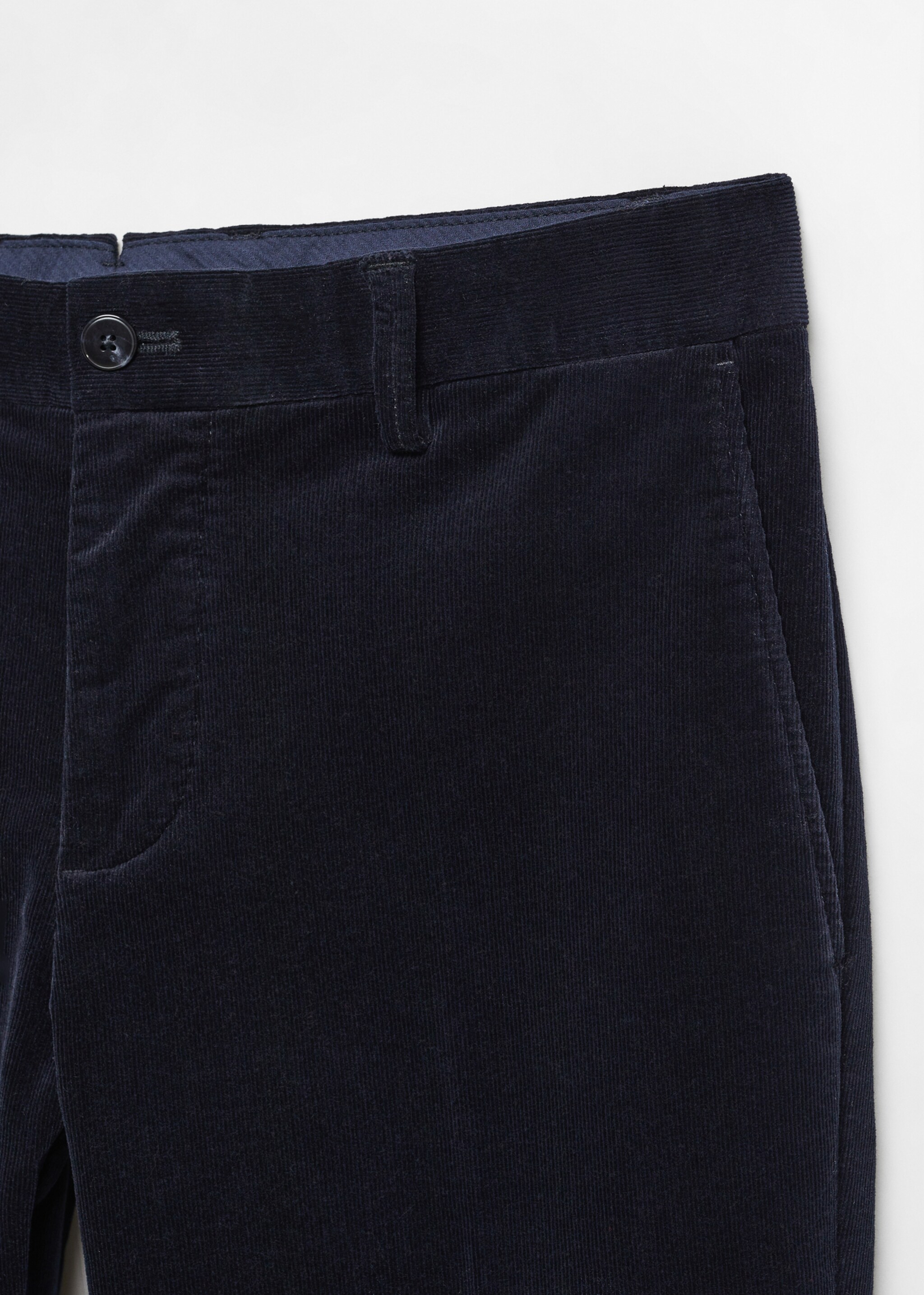 Slim-fit micro-corduroy pants - Details of the article 8