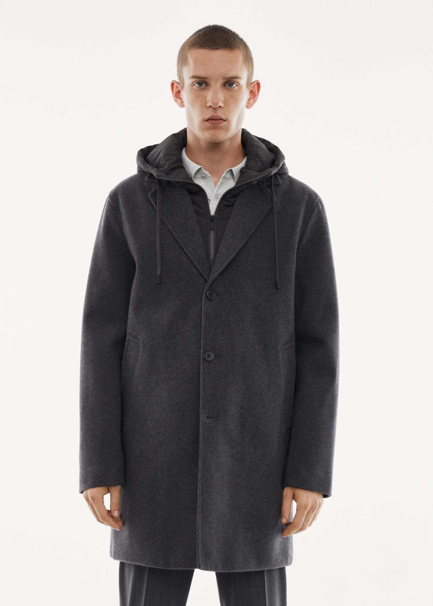 Wool Coat Men Abrigos Hombre Mango Outlet Gabardina Hombre Abrigo