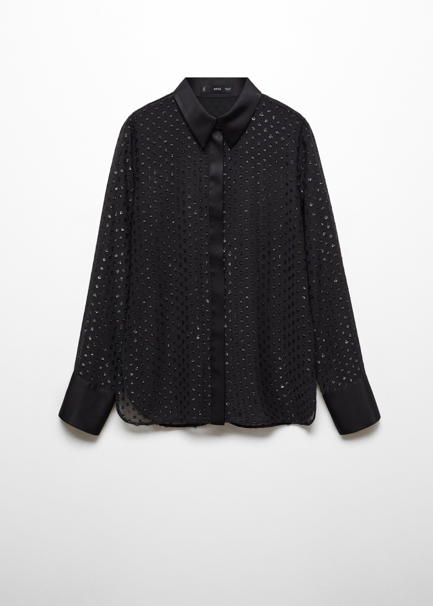 Camisa semitransparente plumeti - Artículo sin modelo