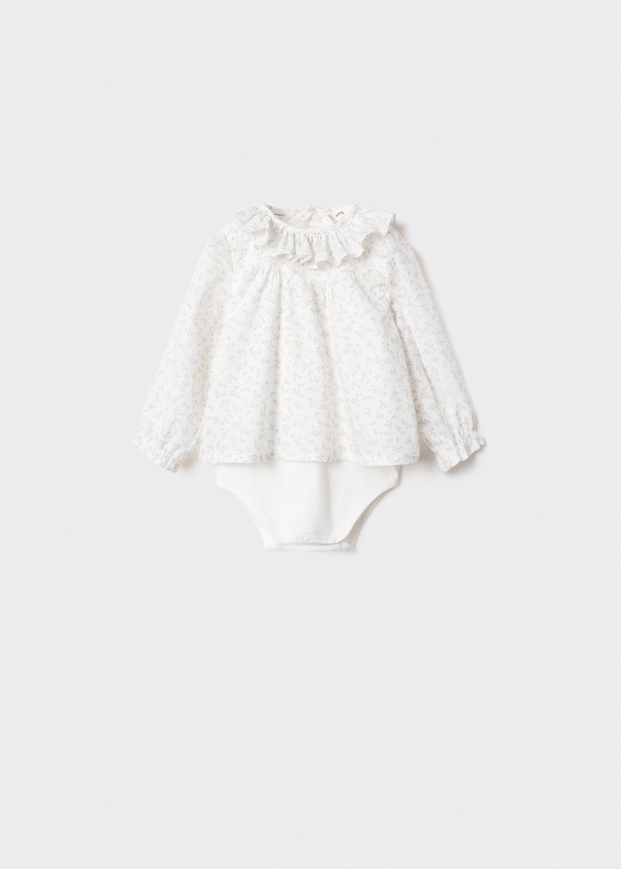 Blusa cotone stampata - Articolo senza modello