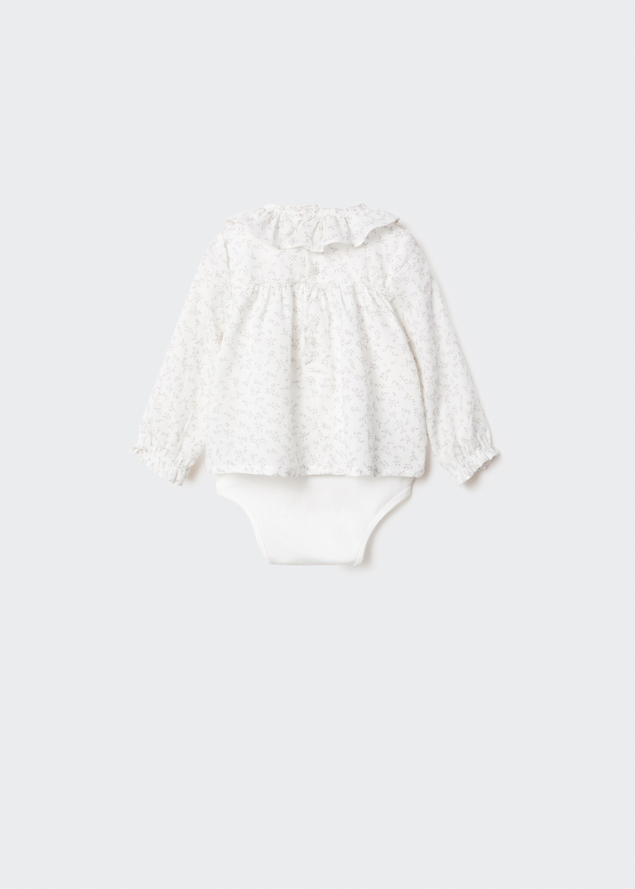 Blusa cotone stampata - Retro dell'articolo