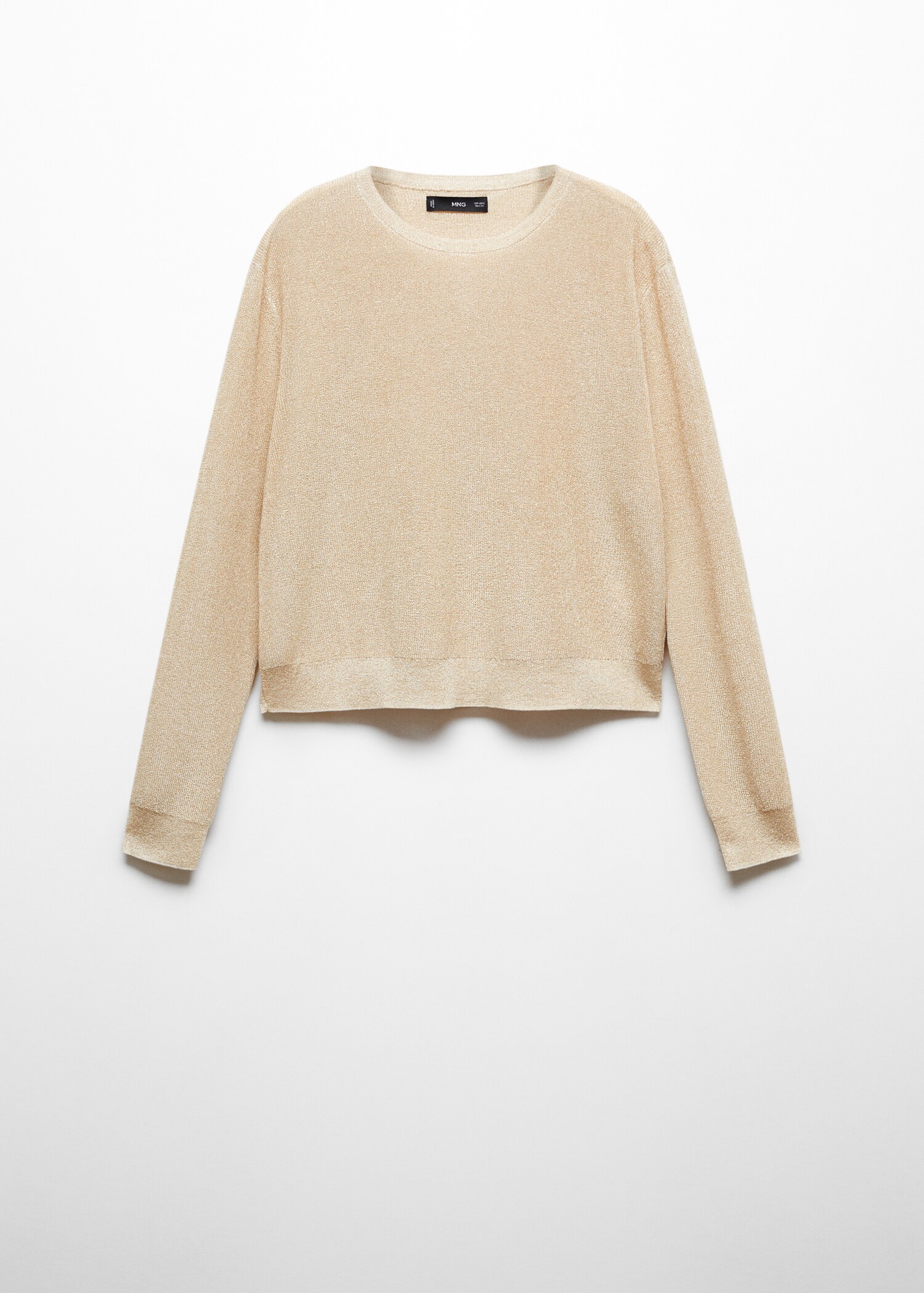 Crewneck lurex sweater - Article without model